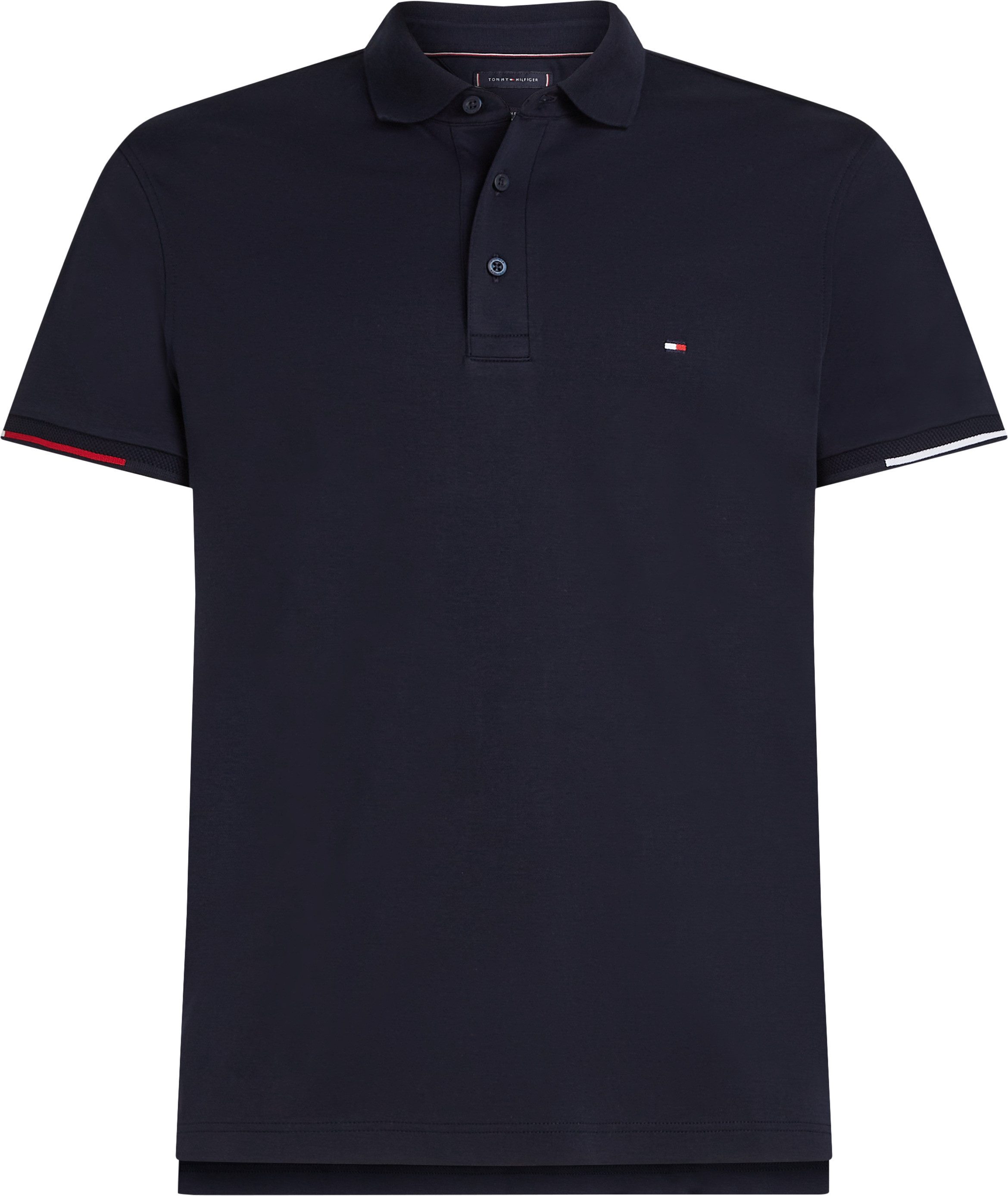 Tommy Hilfiger Poloshirt BT-INTERLOCK FLAGCUFF SLIM FIT-B