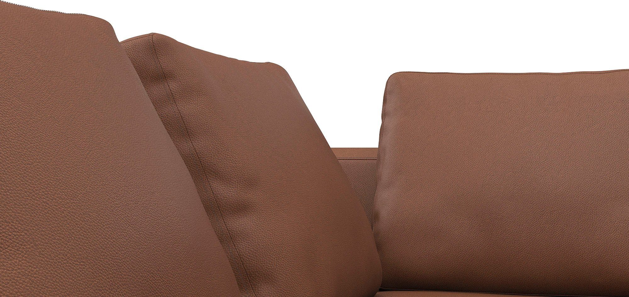 FLEXLUX Hoekbank Loano, super comfortabel zitcomfort door koudschuim in de zitting, L-vorm