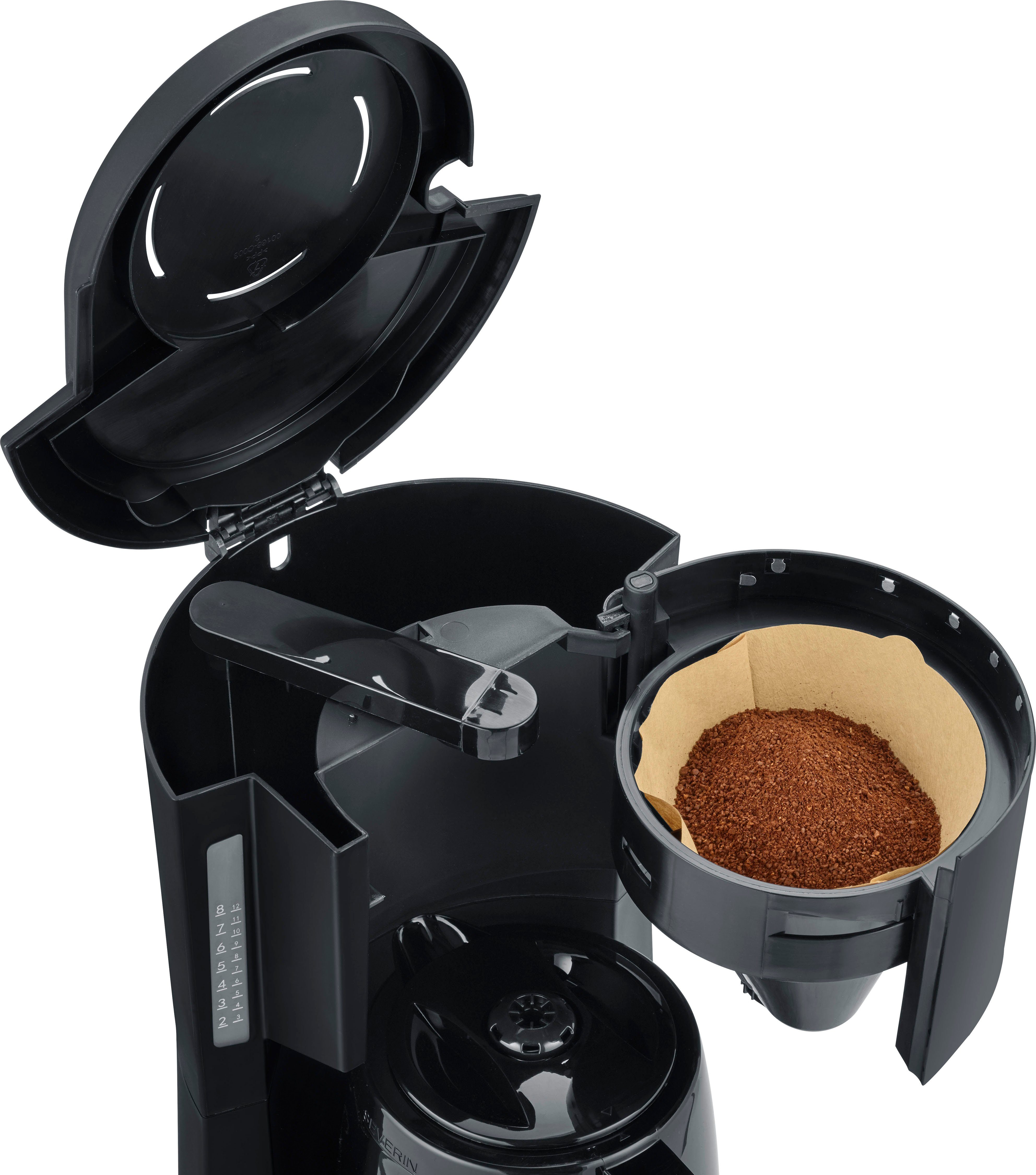Severin Filterkoffieapparaat KA 9306, 1 l, Thermoskan met doorloopdeksel