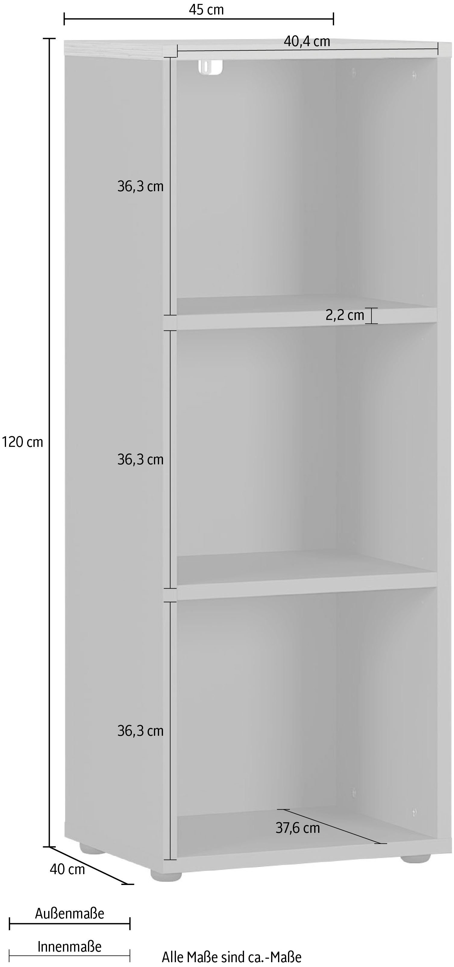 GERMANIA Ordnerrek GW-Agenda archiefkast met verstelbare planken, breedte 45 of 80 cm, made in germany