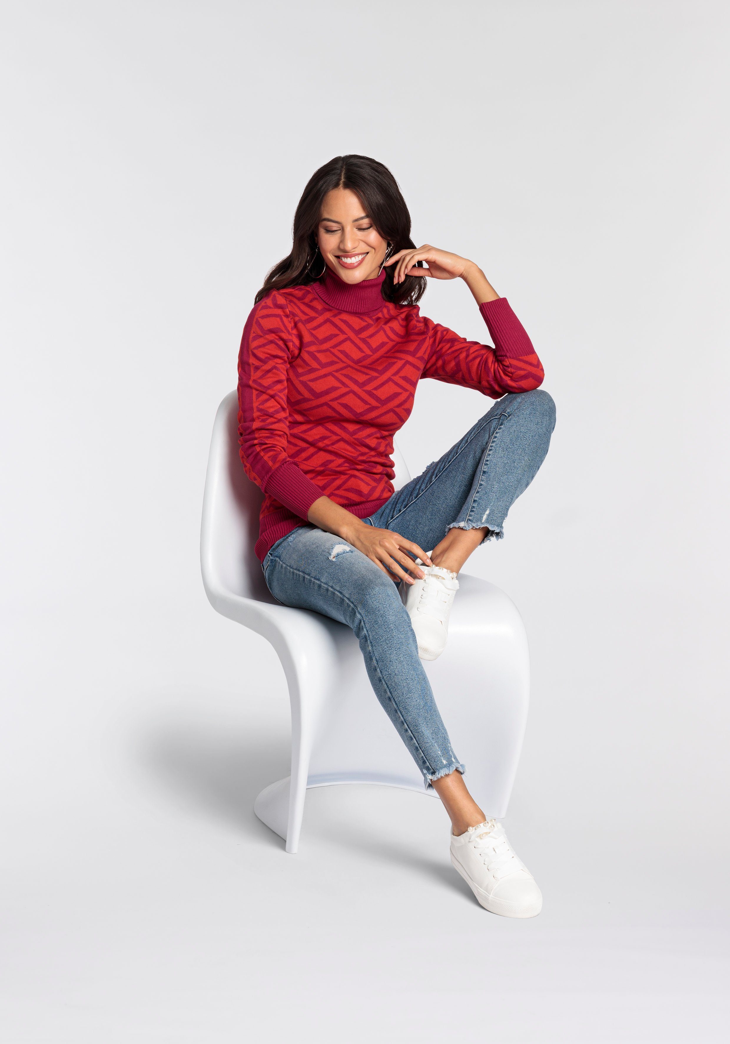 Melrose Coltrui met jacquardpatroon