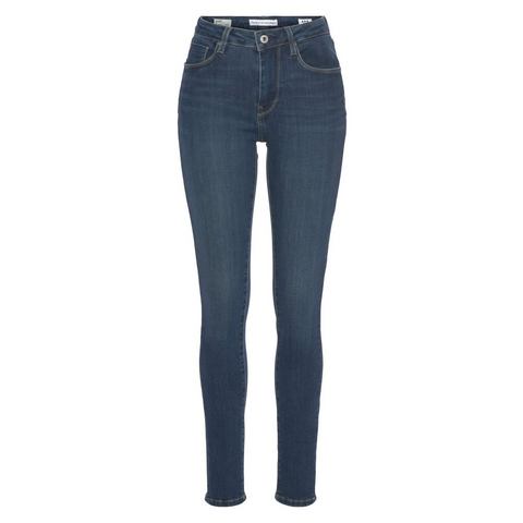NU 20% KORTING: Pepe Jeans Skinny jeans REGENT Skinny pasvorm met hoge band van als zijde comfortabe
