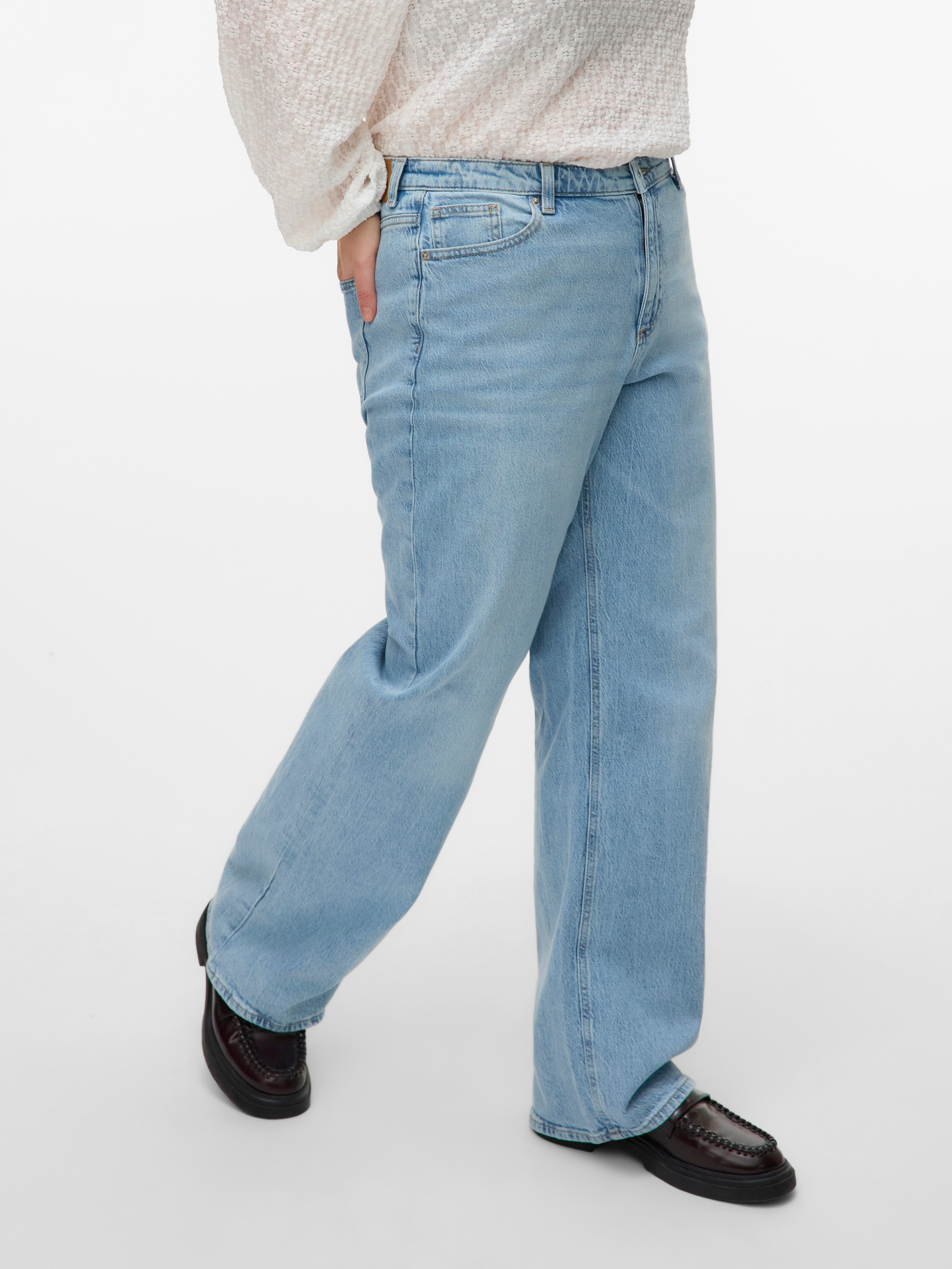 Vero Moda Curve High-waist jeans VMCTESSA HR WIDE J RA339 GA CUR NOOS