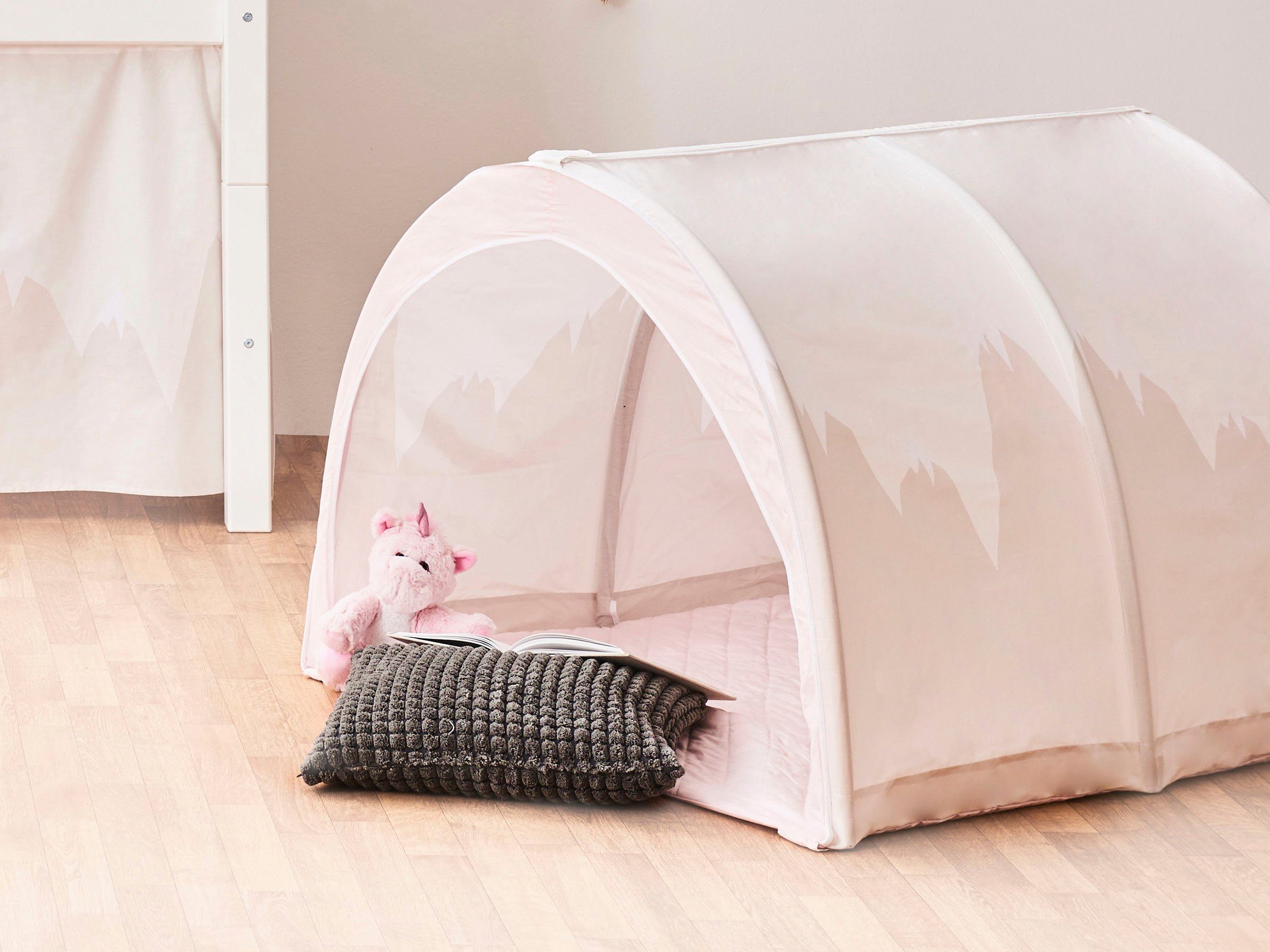 Hoppekids Speeltunnel "Winter Wonderland" Bedtunnel voor kinderbed 90x200 cm