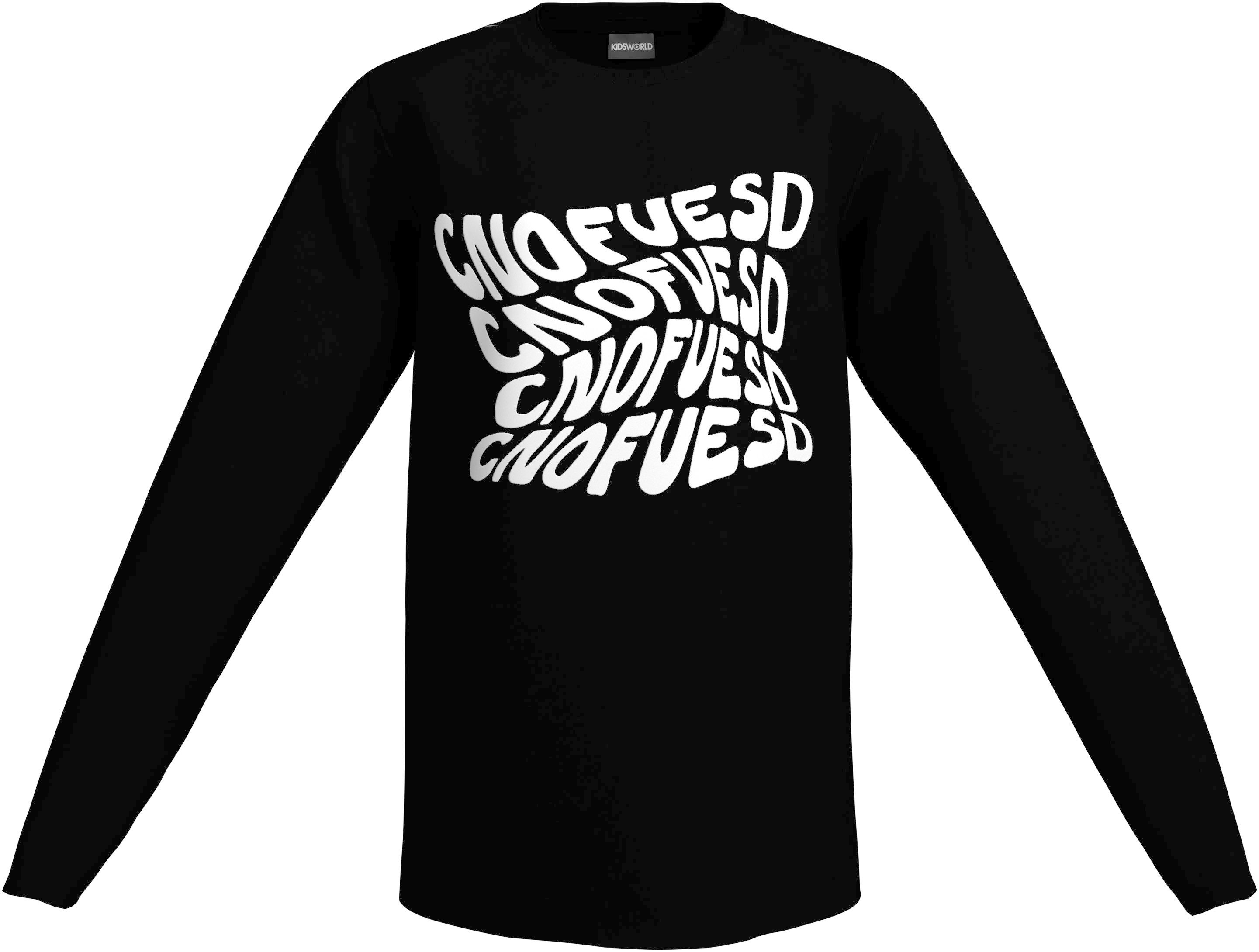KIDSWORLD Shirt met lange mouwen Spruch: CONFUSION