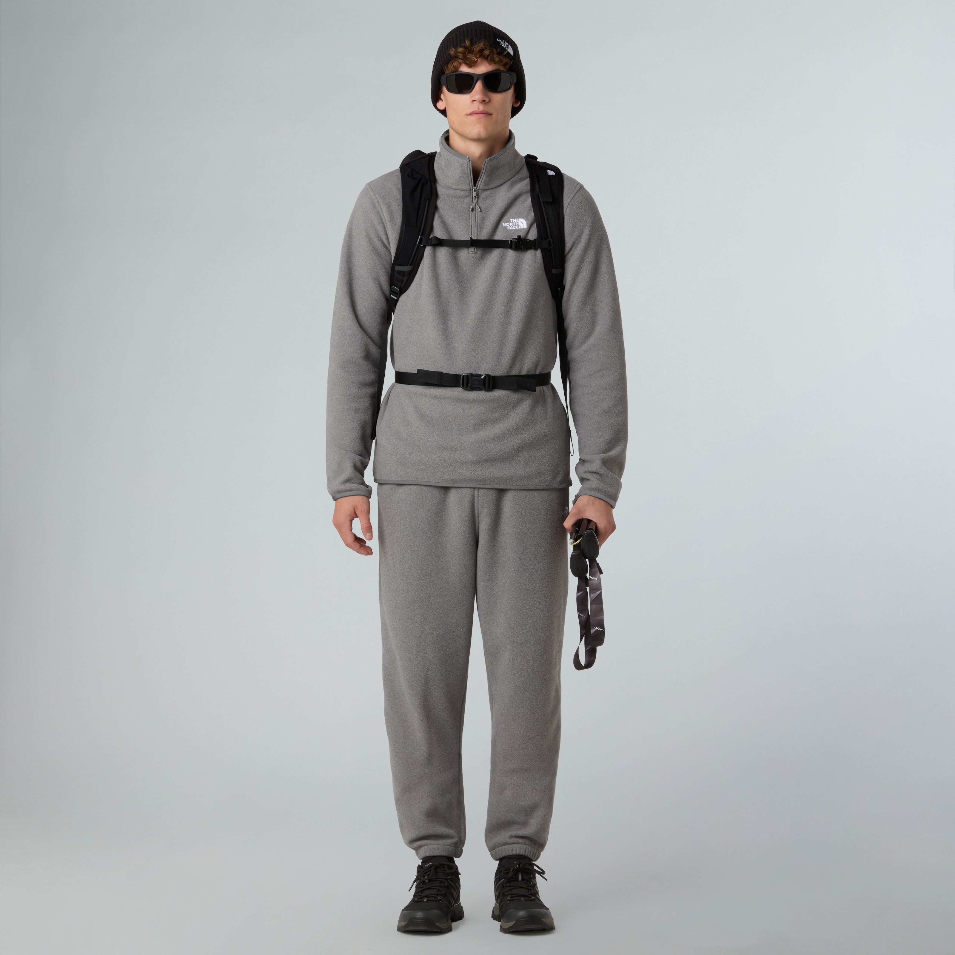 The North Face Fleecetrui M GLACIER FLEECE 1/4 ZIP JACKET (1-delig)