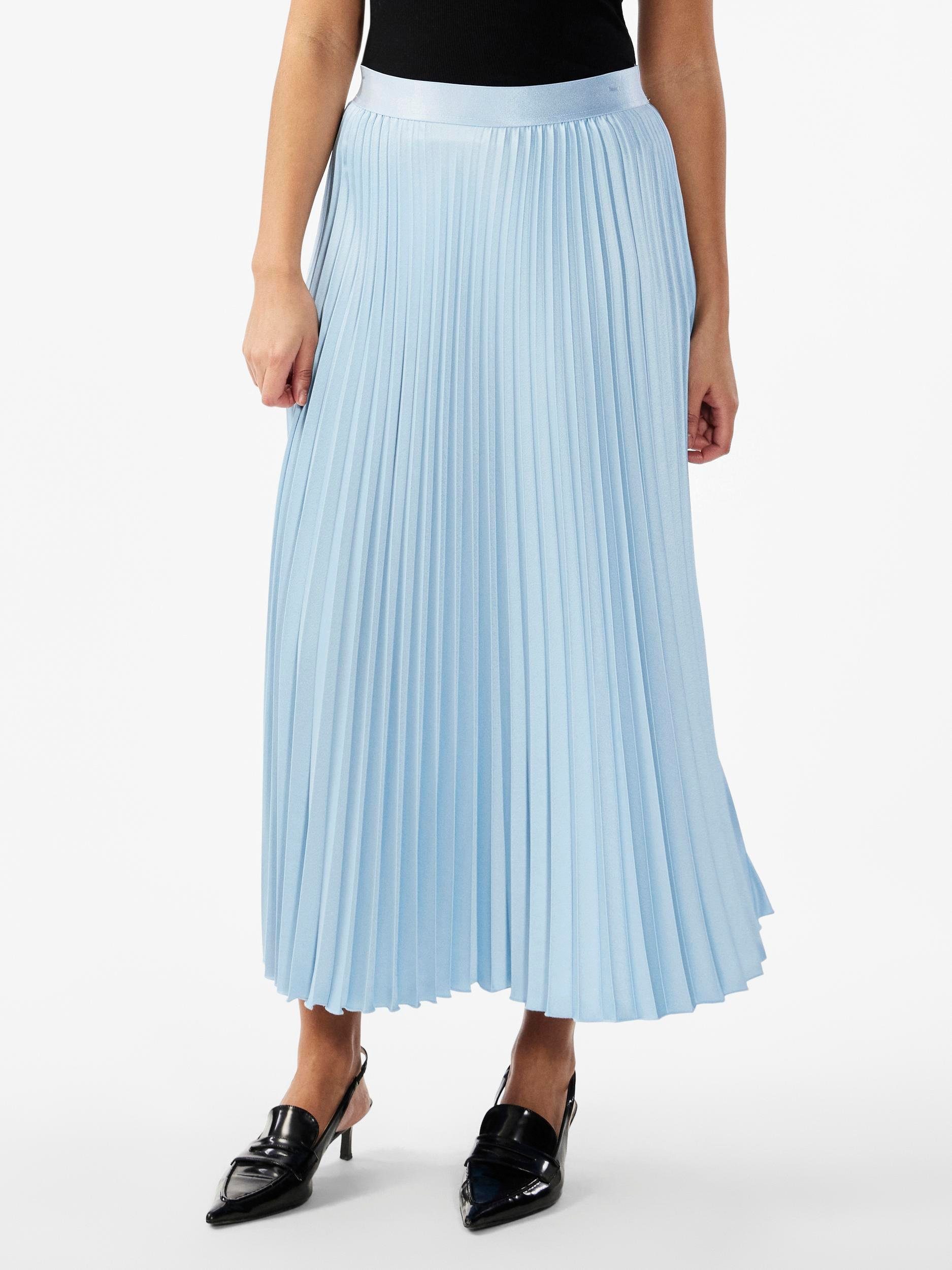 Y.A.S Plissérok YASCELINE HW MIDI SKIRT S. NOOS