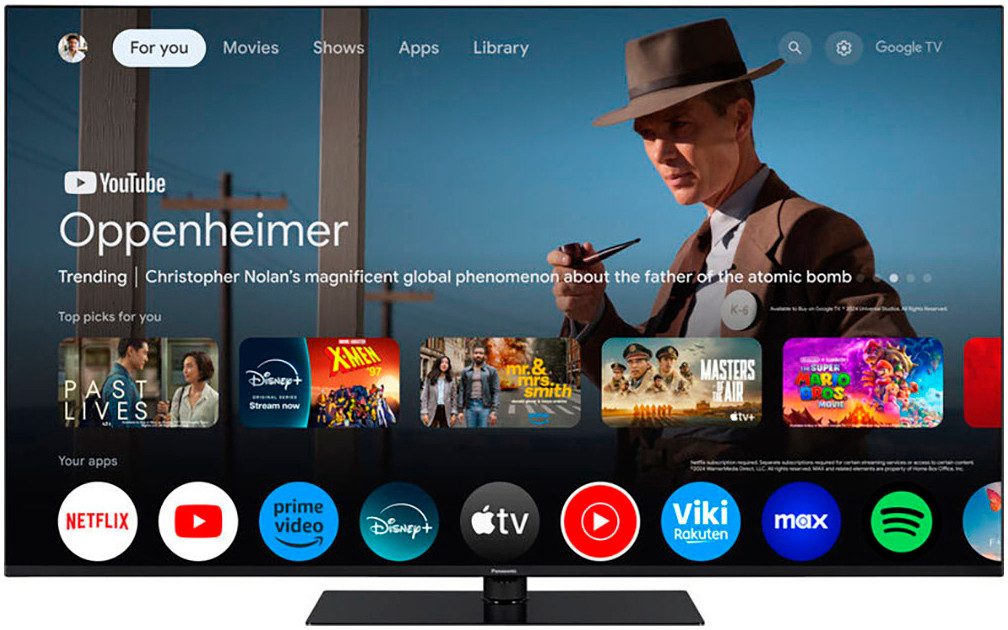 Panasonic Led-TV TN-65W70AEZ, 164 cm / 65", 4K Ultra HD, Google TV - Smart TV