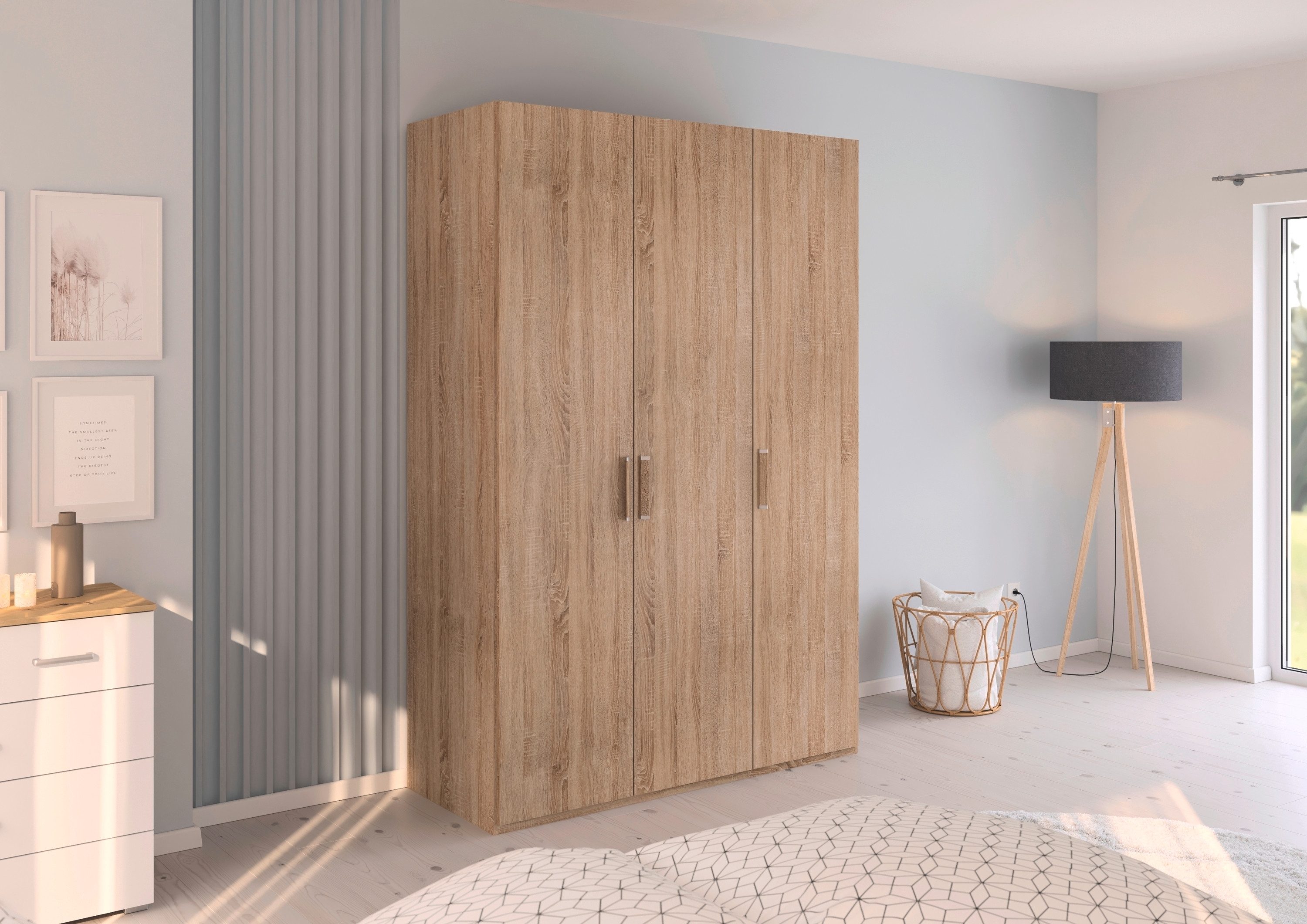 rauch Draaideurkast Kledingkast Kast Garderobe Slaapkamerkast EVELYN in elegante stijl, veel opbergruimte 4 breedtes en 2 hoogtes made in germany