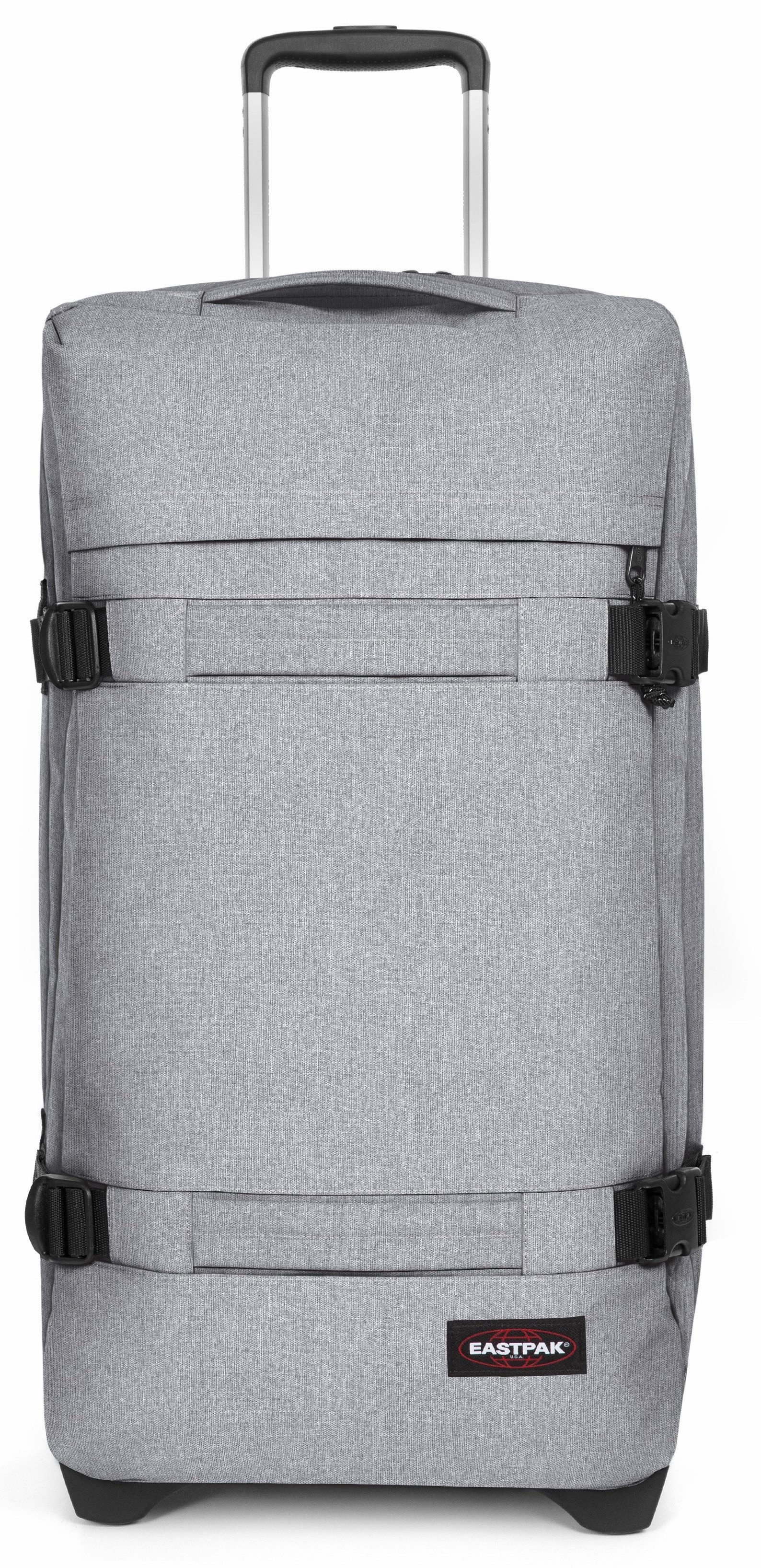 Eastpak Zachte bagage trolley TRANSIT'R M Reisbagage incheckbagage reiskoffer met TSA-slot reistas unisex koffers & reistassen maat 67 cm grijs