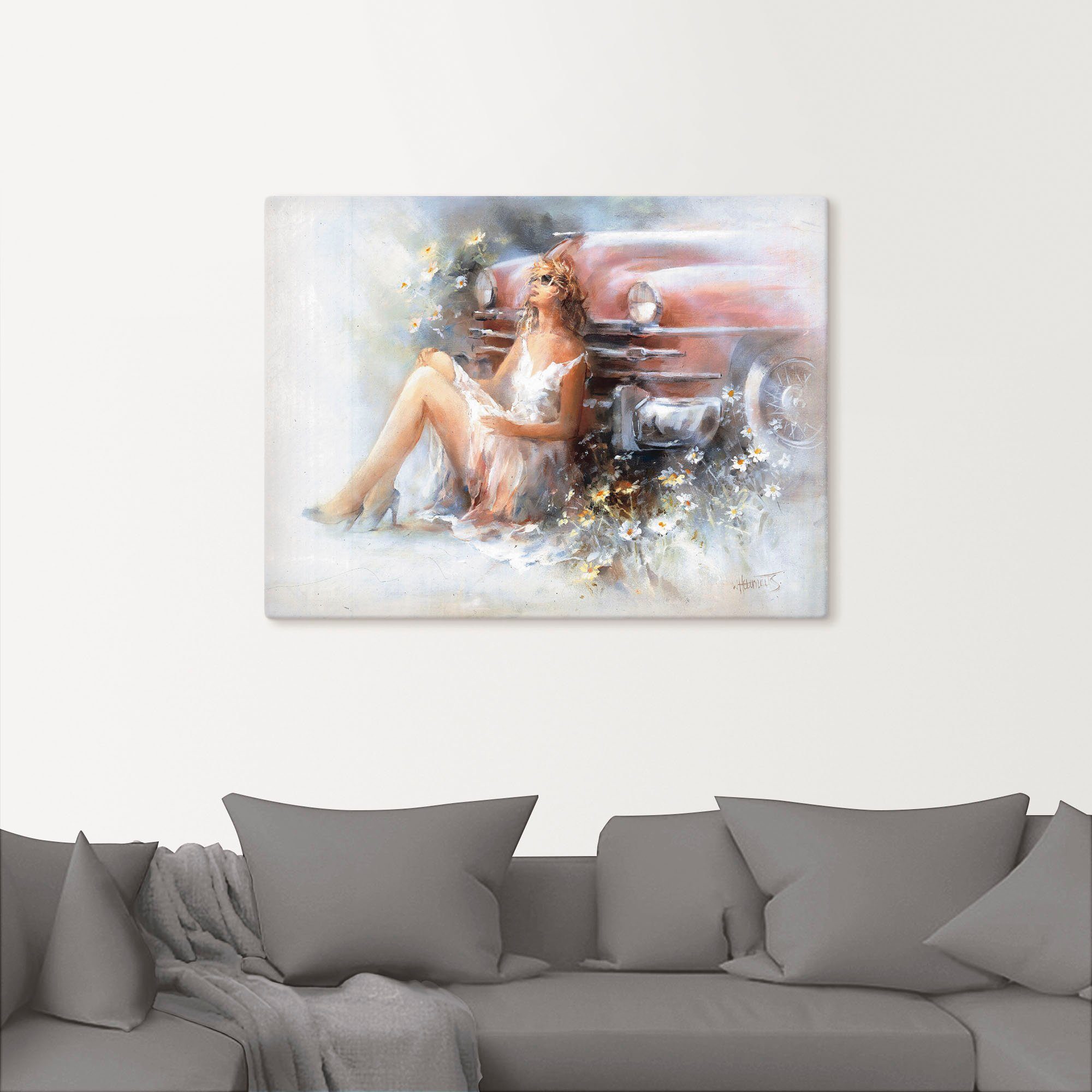 Artland Artprint op linnen Ontspannen gespannen op een spieraam