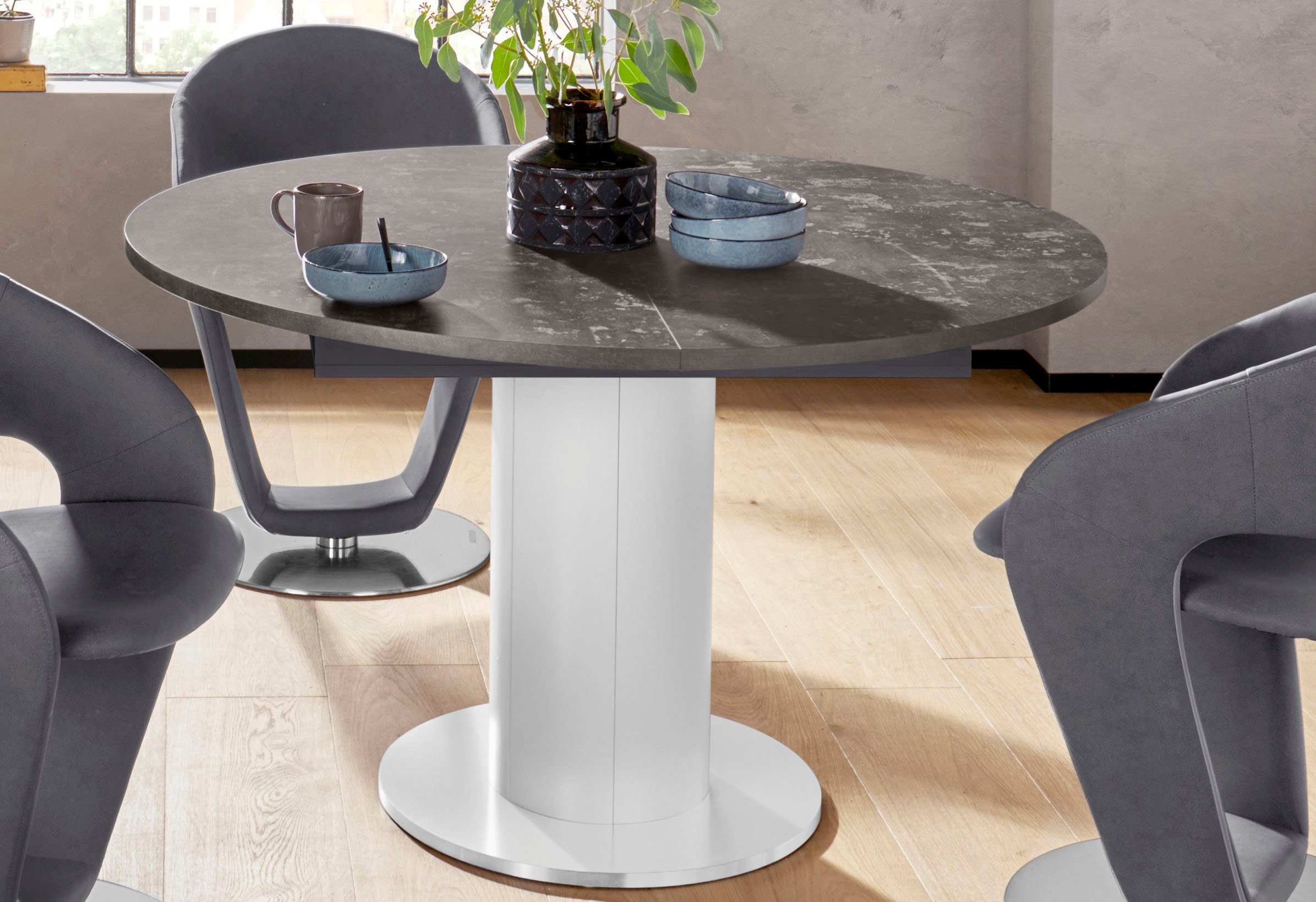Mäusbacher Eettafel ronde, onderstelkolom