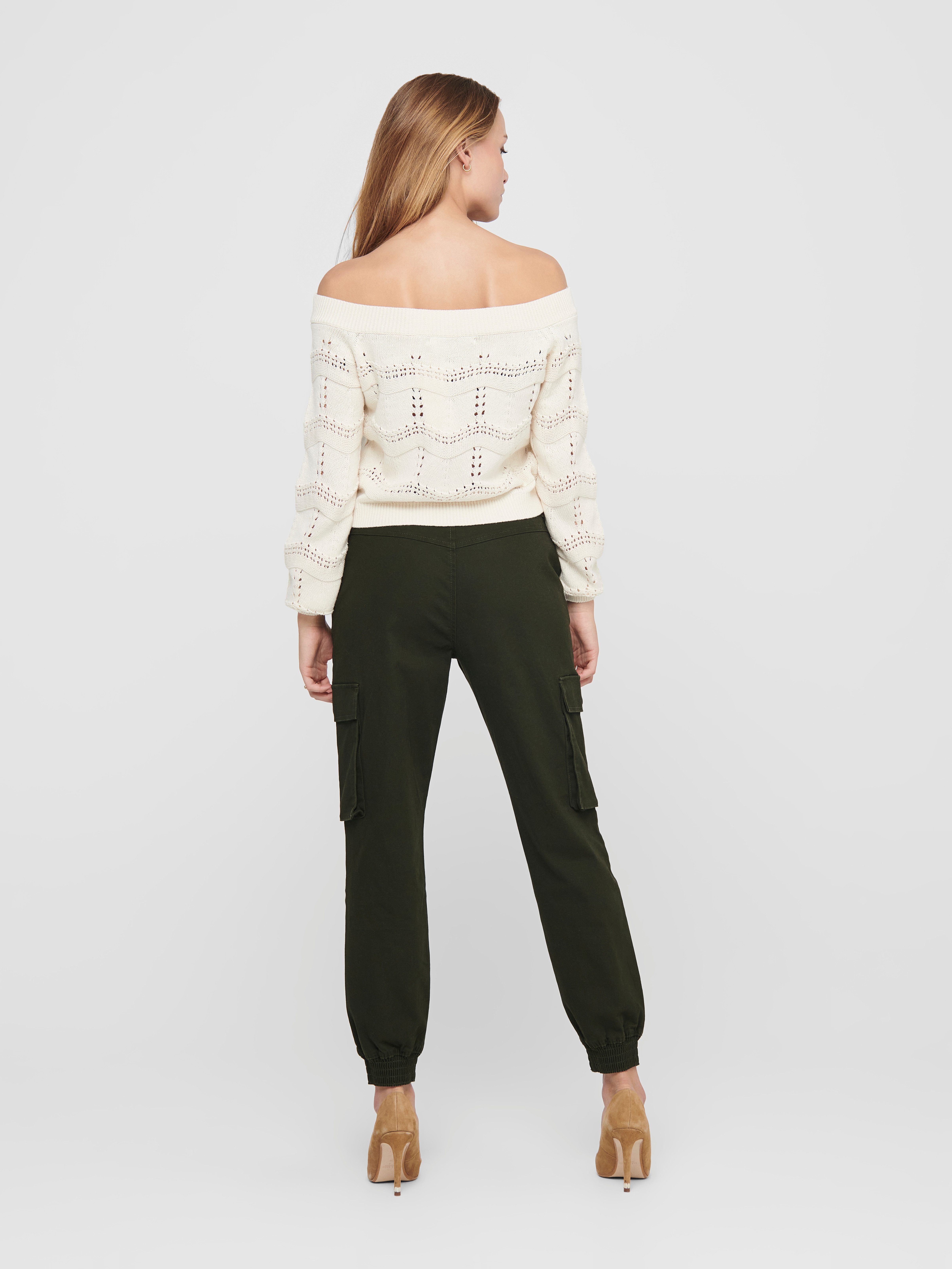 Only Gebreide trui ONLVILDA LIFE L/S PULLOVER KNT NCA