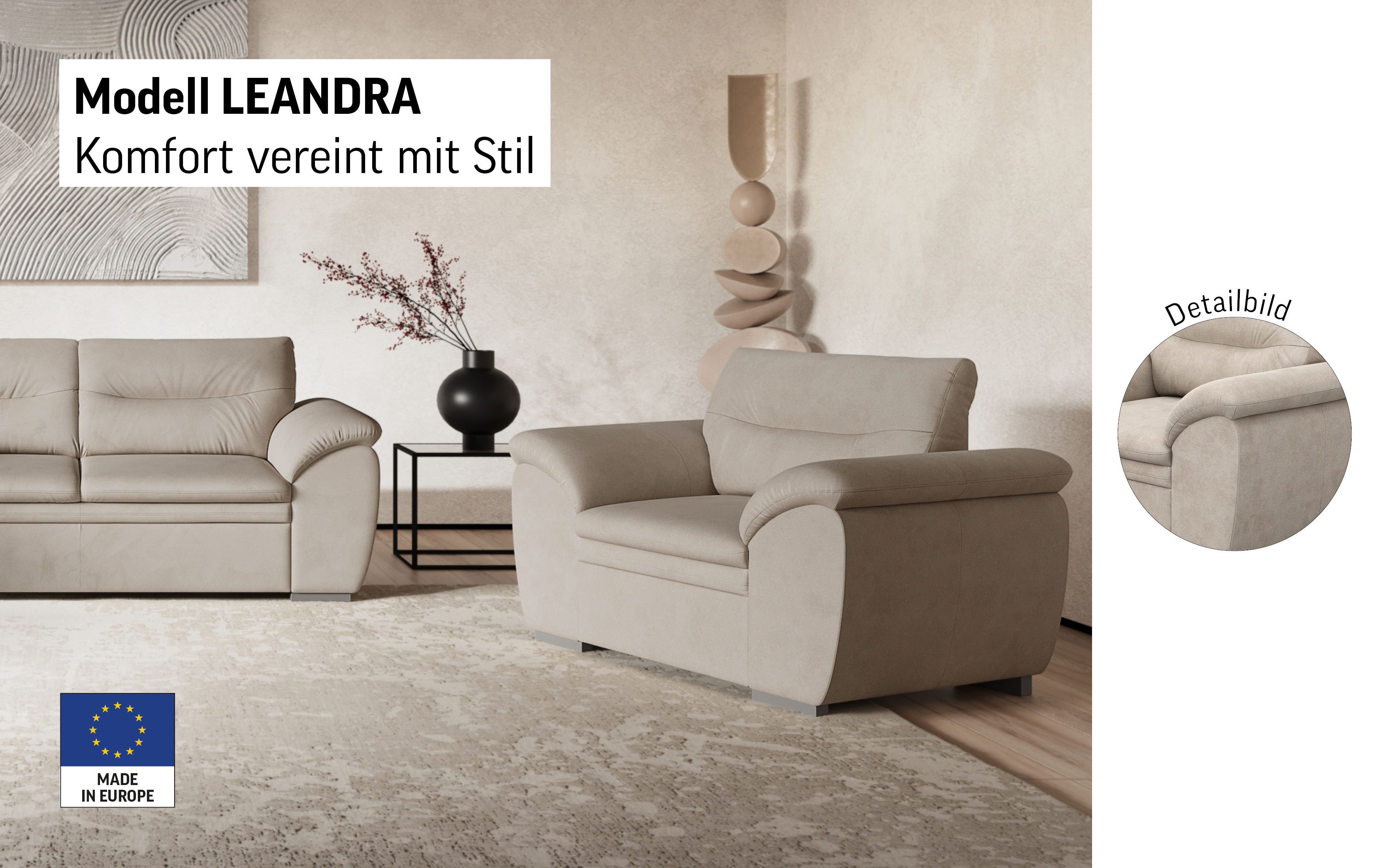 COTTA Fauteuil Leandra