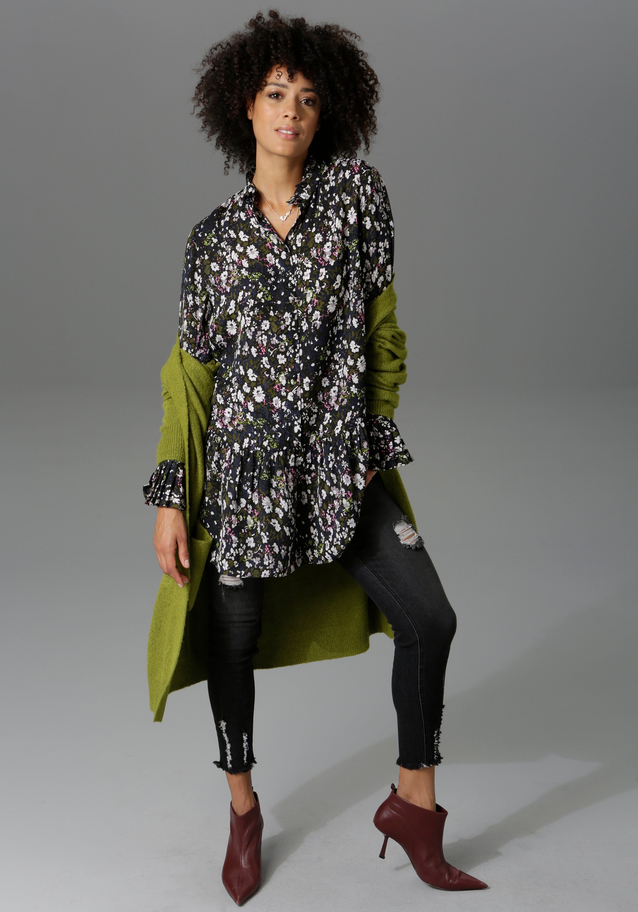 Aniston CASUAL Vest in oversized look