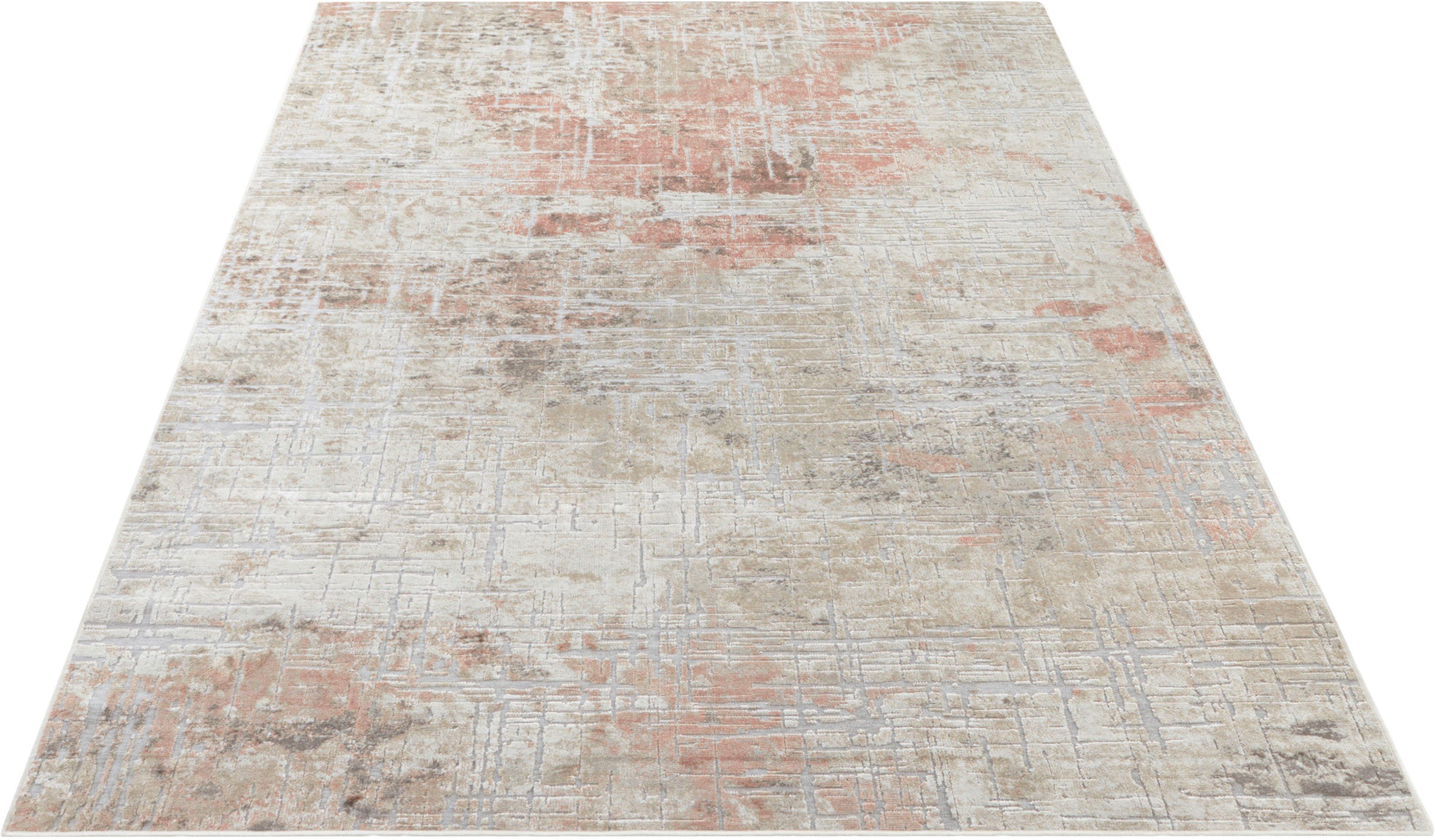 ELLE DECORATION Design-vloerkleed Chameis Viscose, vintage-look, zijde look, woonkamer, slaapkamer, vloerkleed
