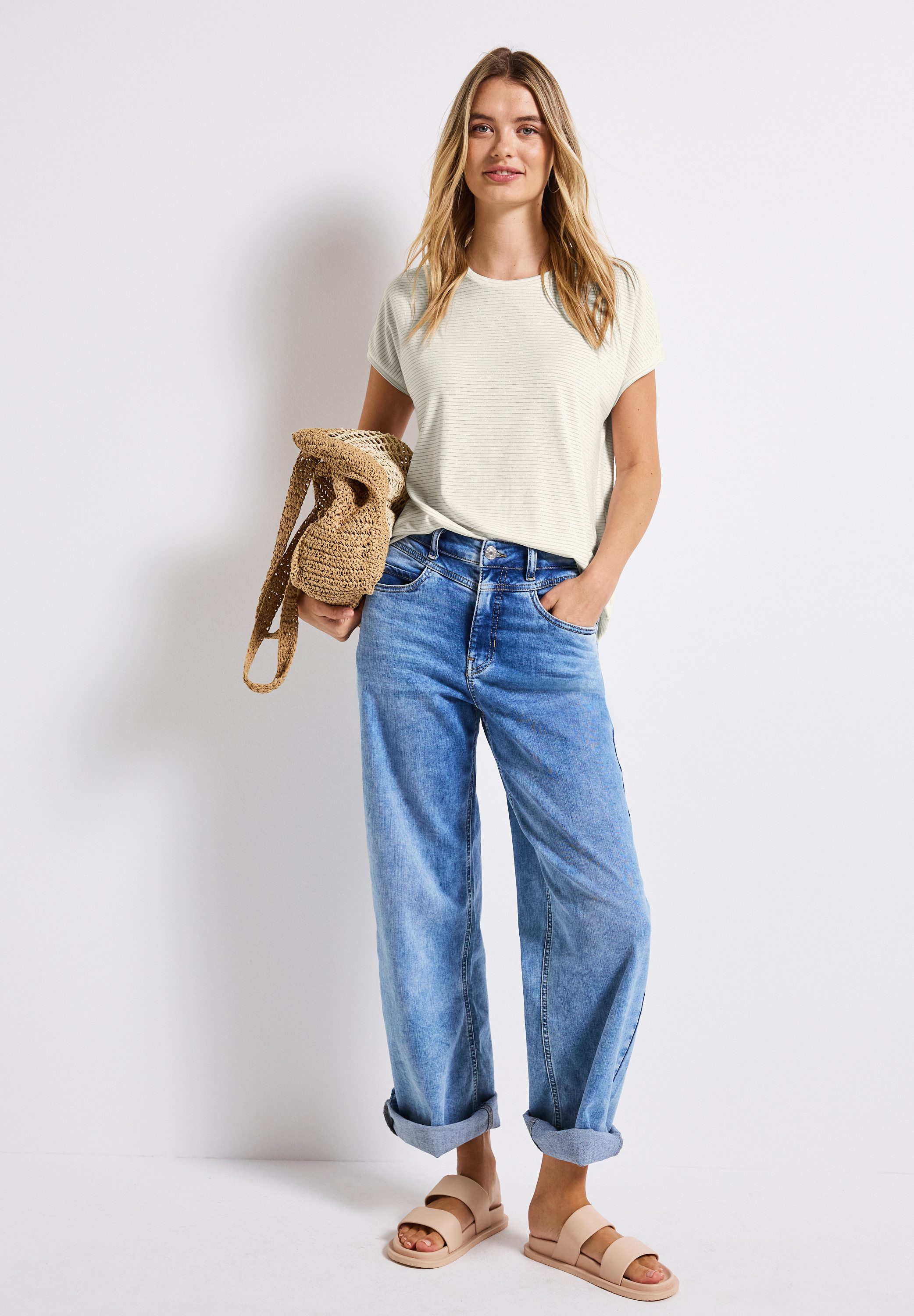 STREET ONE Shirt met ronde hals