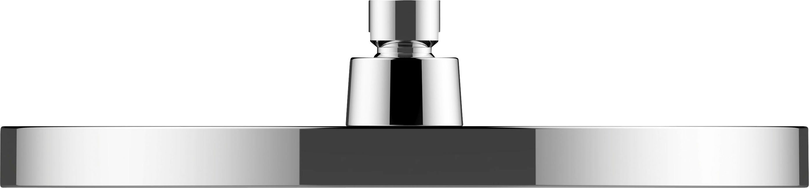 WENKO Douchekop Softwater Chroom/zwart, Ø 26 cm (1-delig)