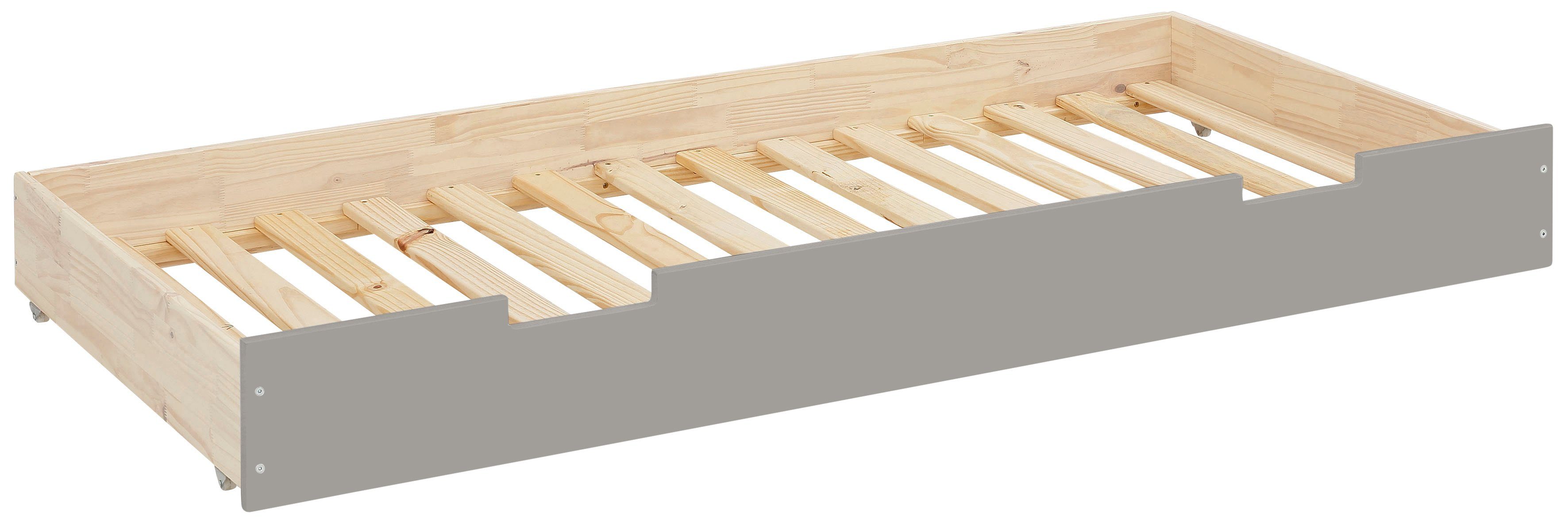 Lüttenhütt Bedlade Janne Grenenhout en mdf, slaapgelegenheid, ligoppervlak 90x190 cm