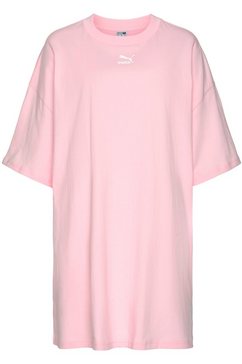 puma shirtjurk classics tee dress roze