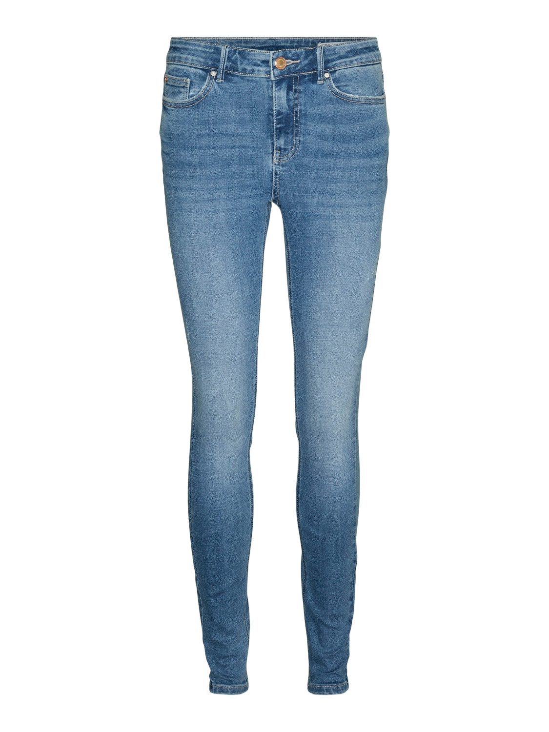 Vero Moda Curve Skinny fit jeans VMCFLASH MR SKINNY JEANS LI347 GA CUR