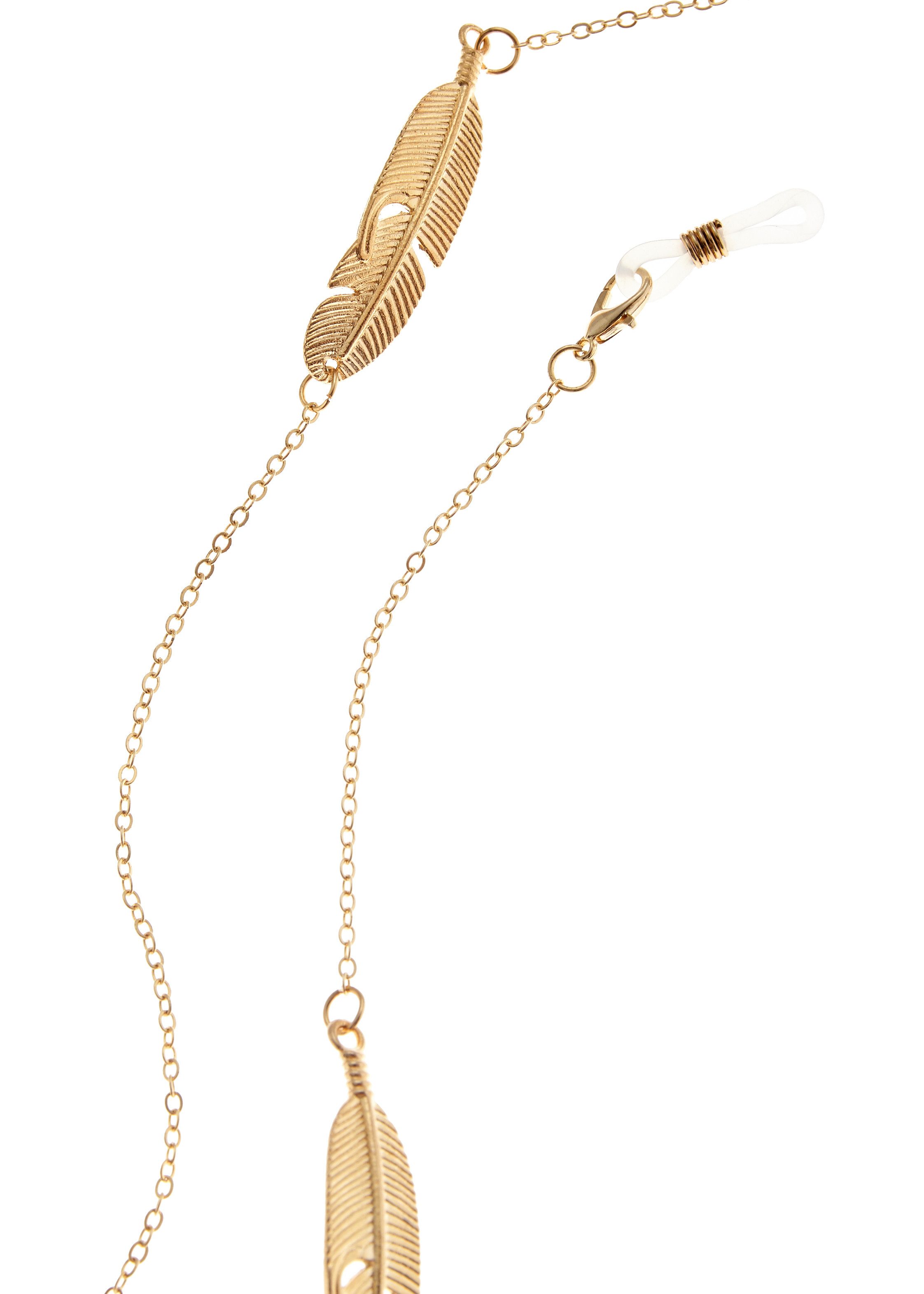Lascana Brilketting Fijn brillenband met veerornament