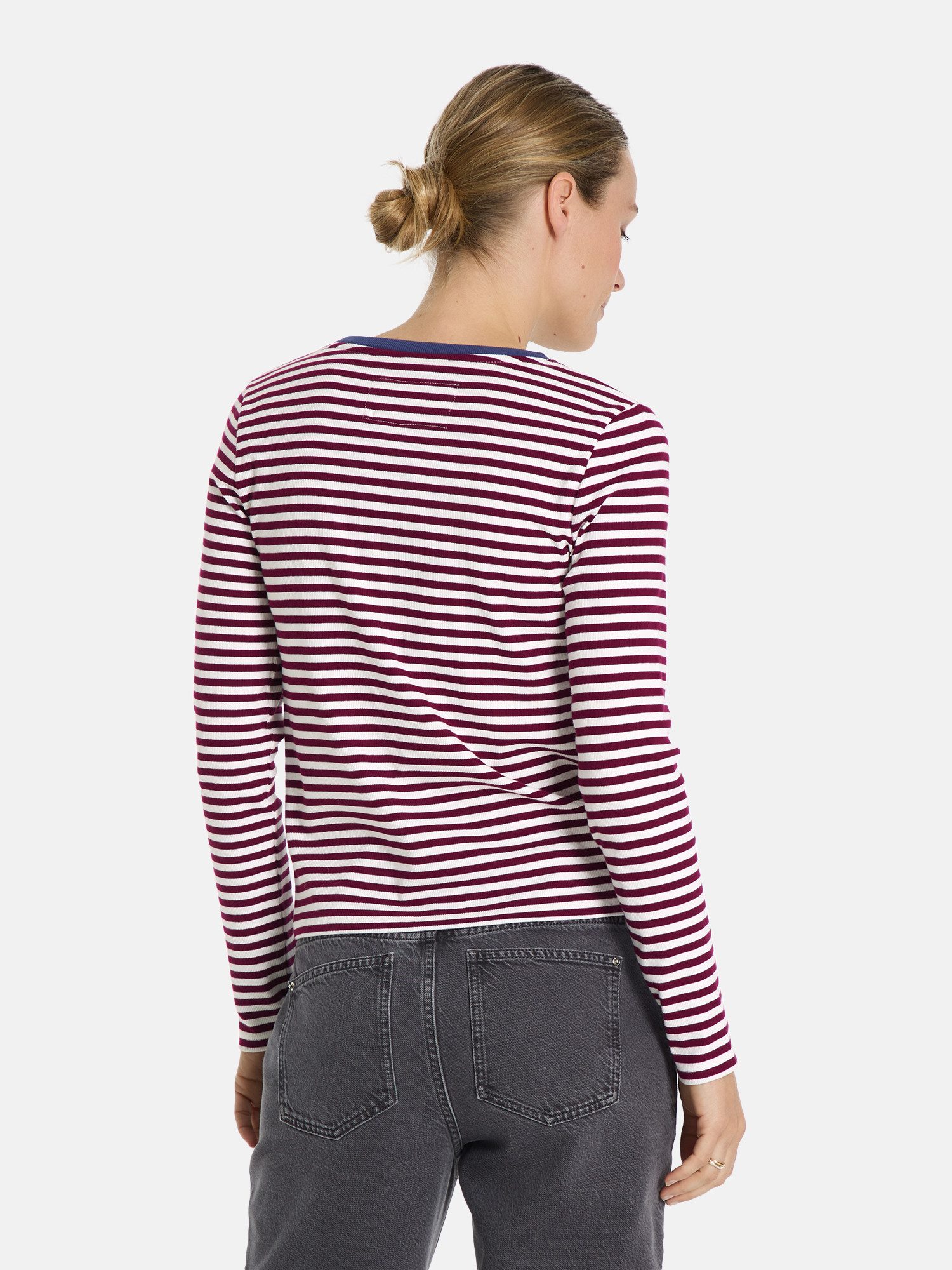 Lieblingsstück Shirt met lange mouwen Nashi met strepen