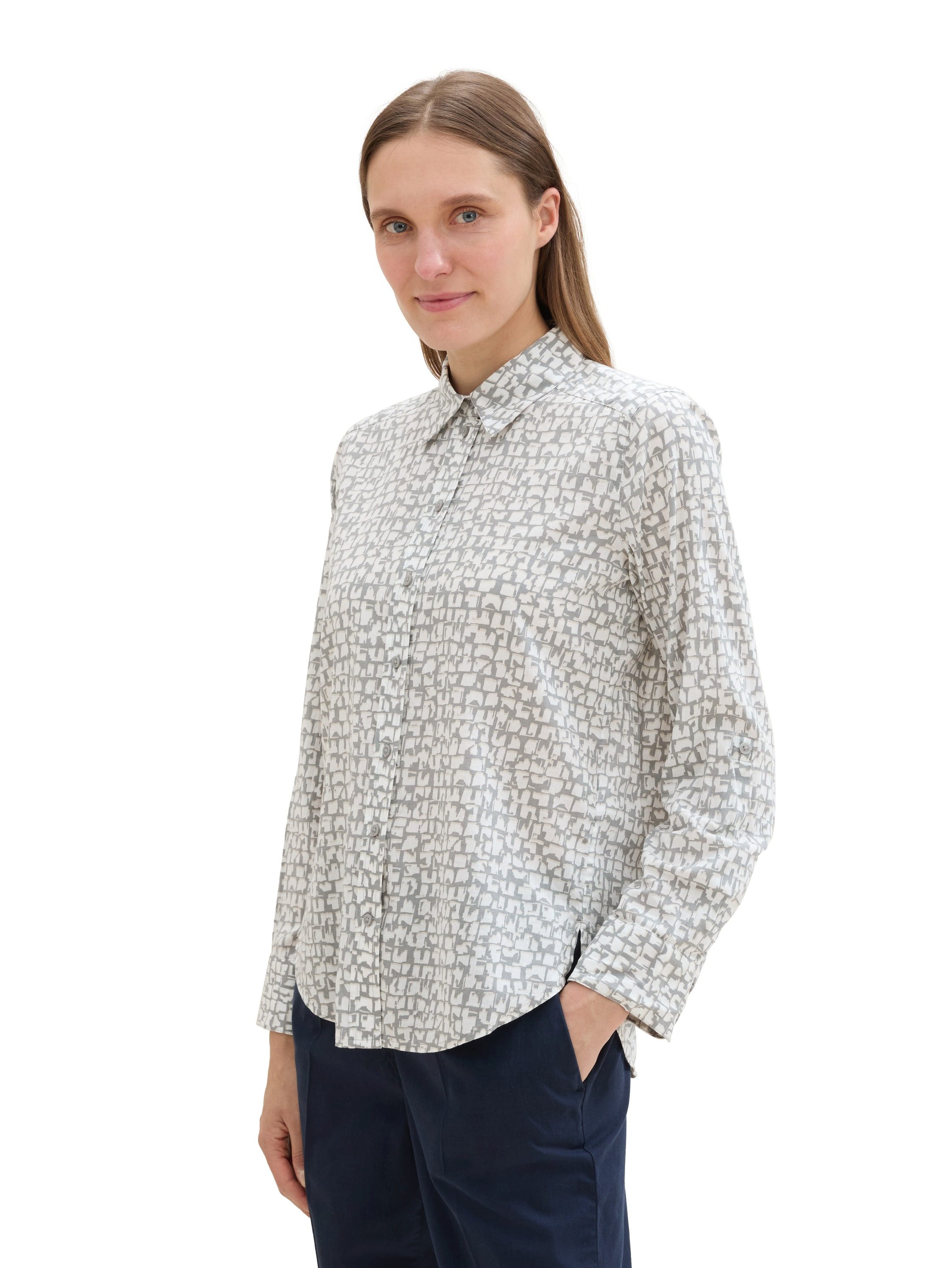 Tom Tailor Blouse met lange mouwen met print all-over