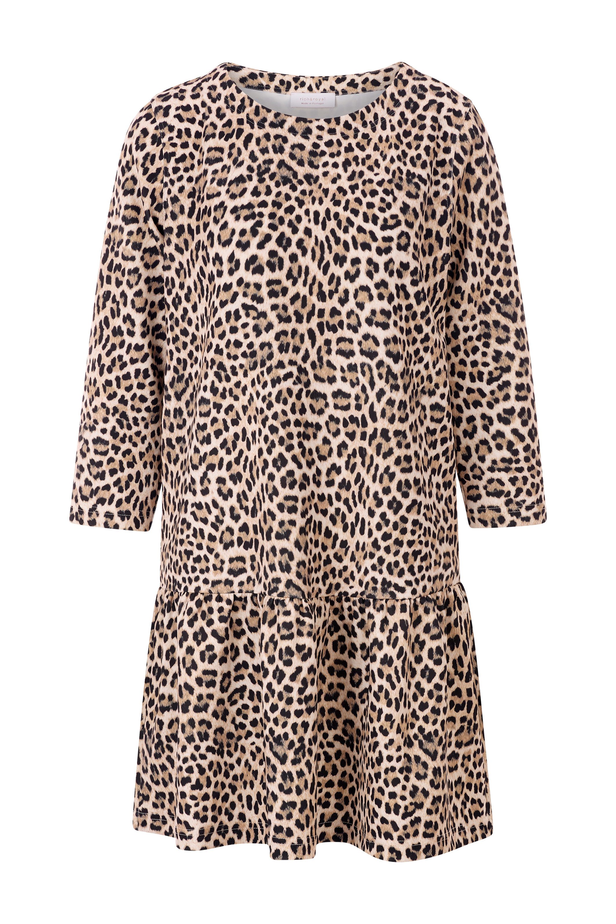 Rich & Royal Mini-jurk Met een ronde hals