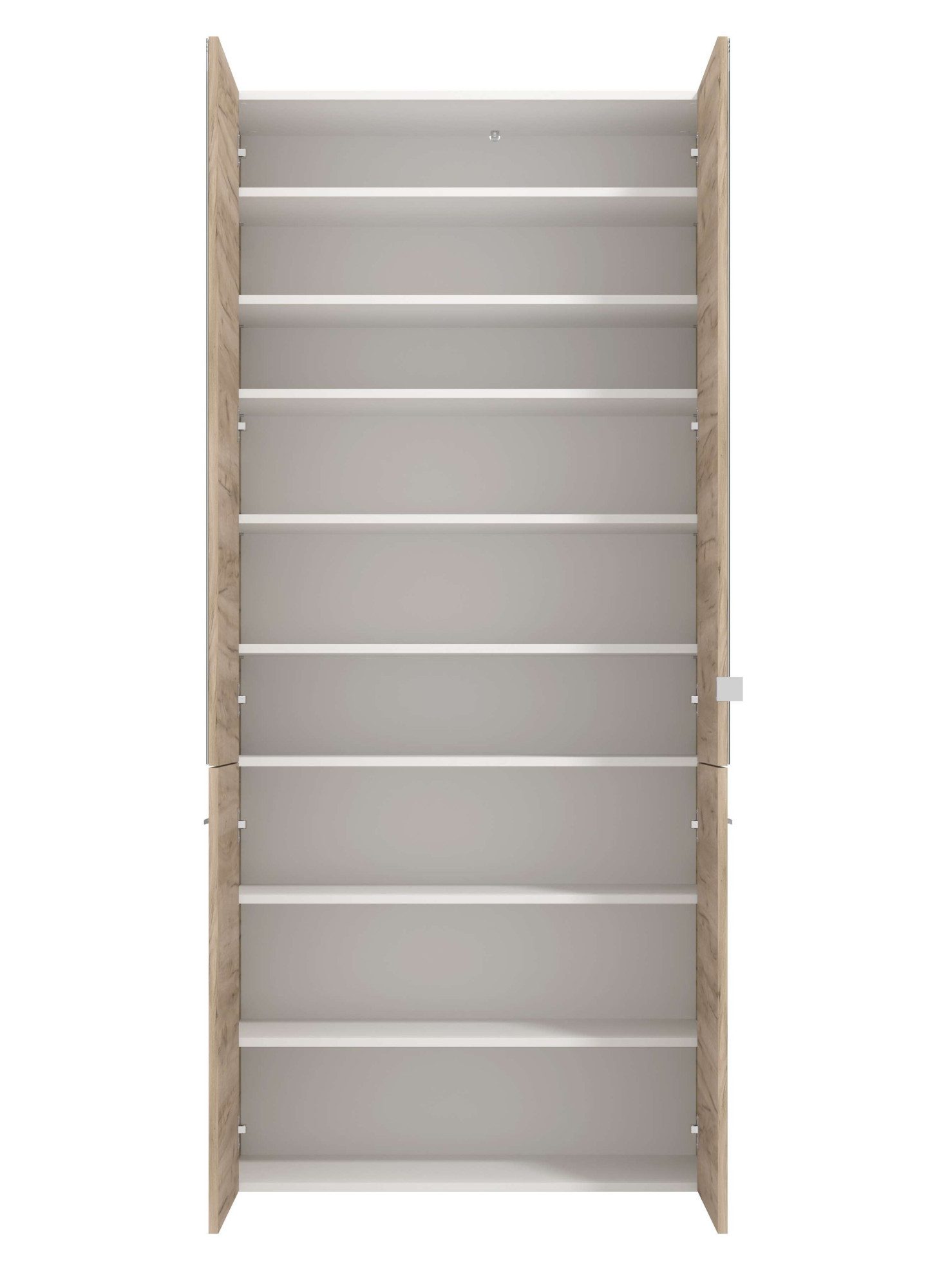 INOSIGN Schoenenkast Menorca schoenenkast, opslagkast, schoenenrek, breedte 90 cm met vier deuren, in moderne en elegante kleuren, met twee spiegels