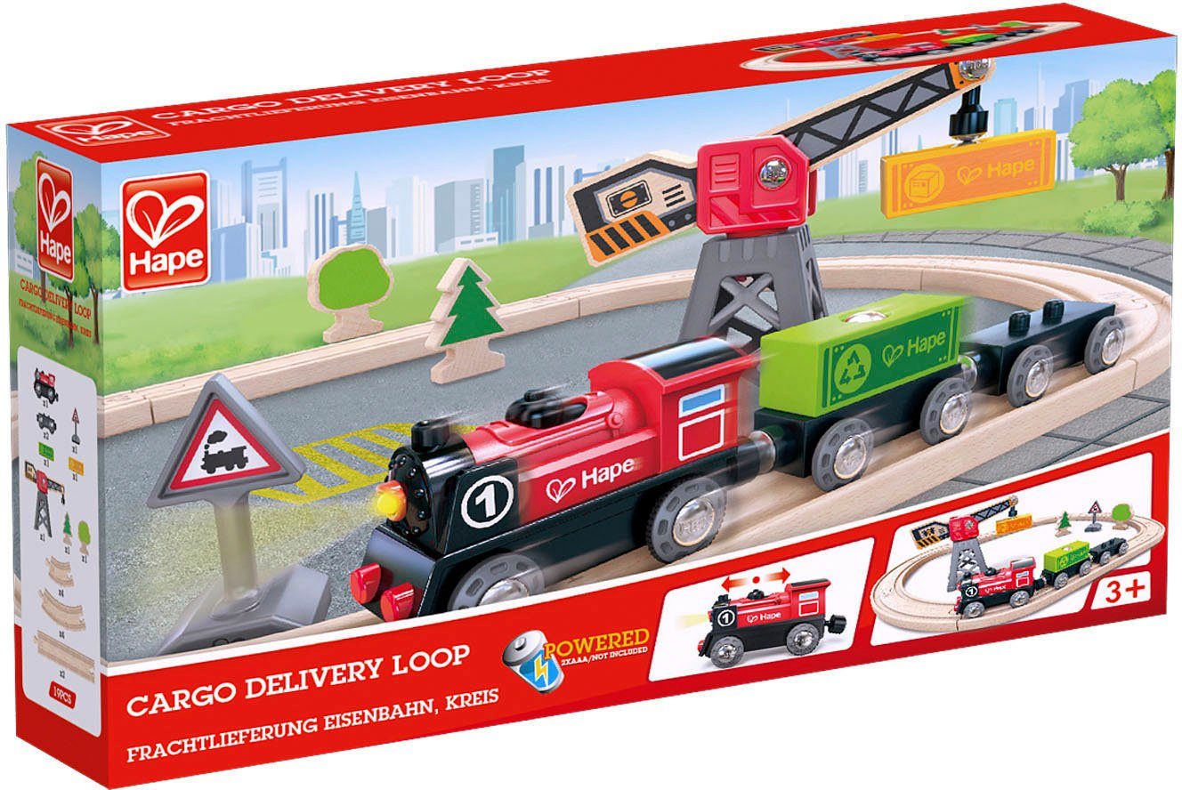 Hape Speelgoed spoorweg Treinset lading FSC®- beschermt bos - wereldwijd (set)
