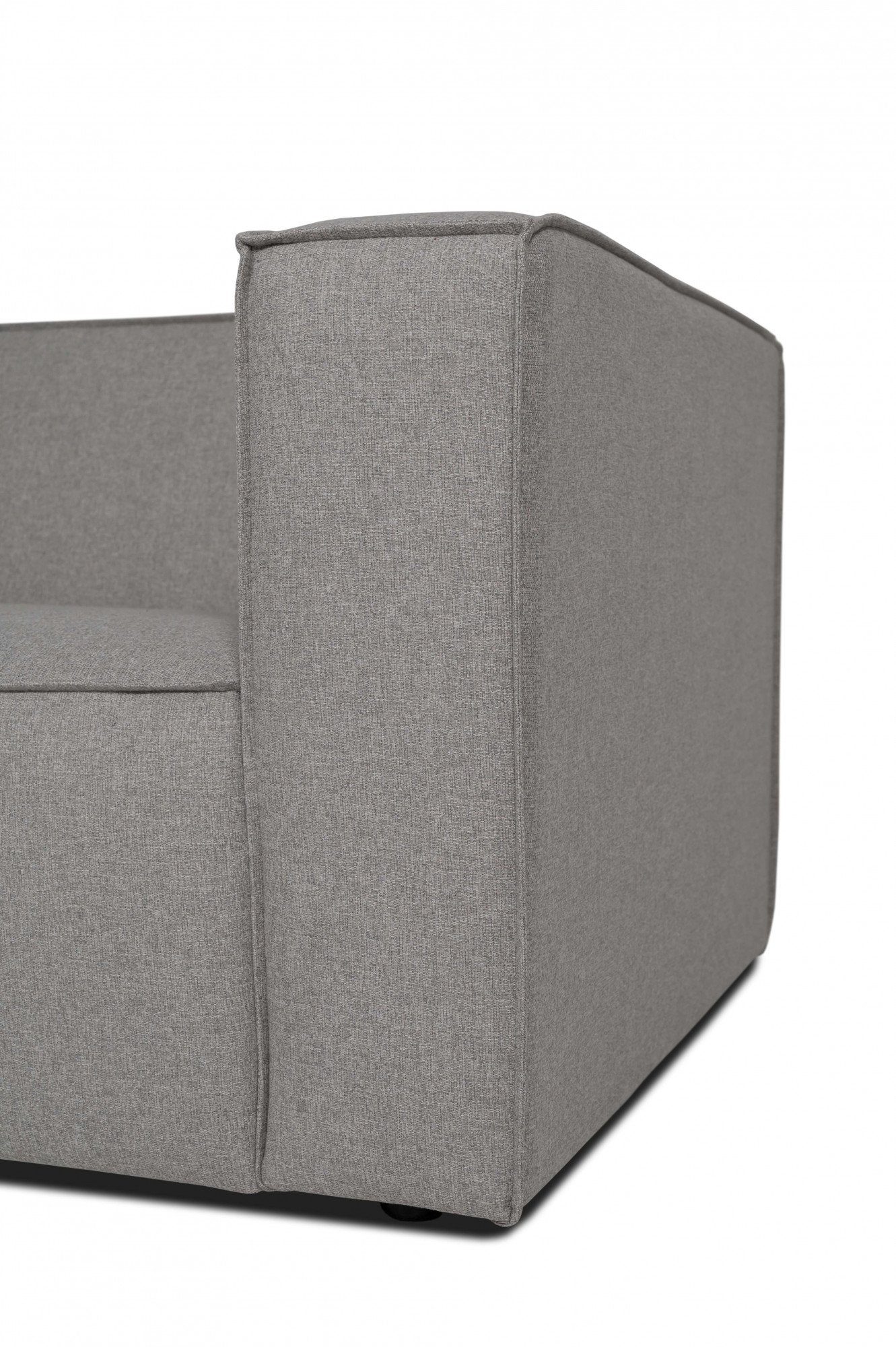andas Hoekbank Dalby, L-model, extra diepe zitting, met biesnaad, aangenaam zitcomfort