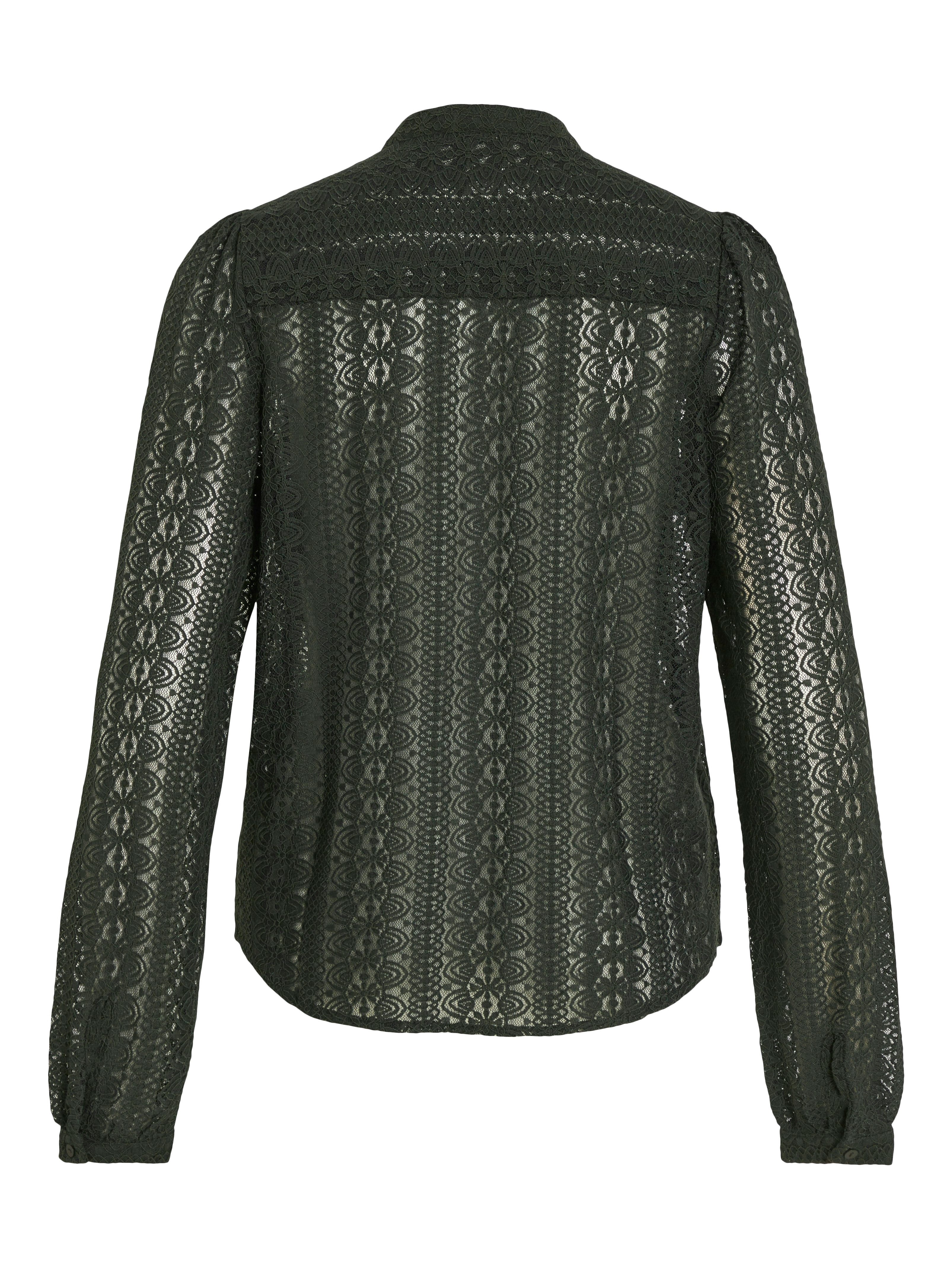 Vila Shirt VICHIKKA LACE L/S SHIRT- NOOS
