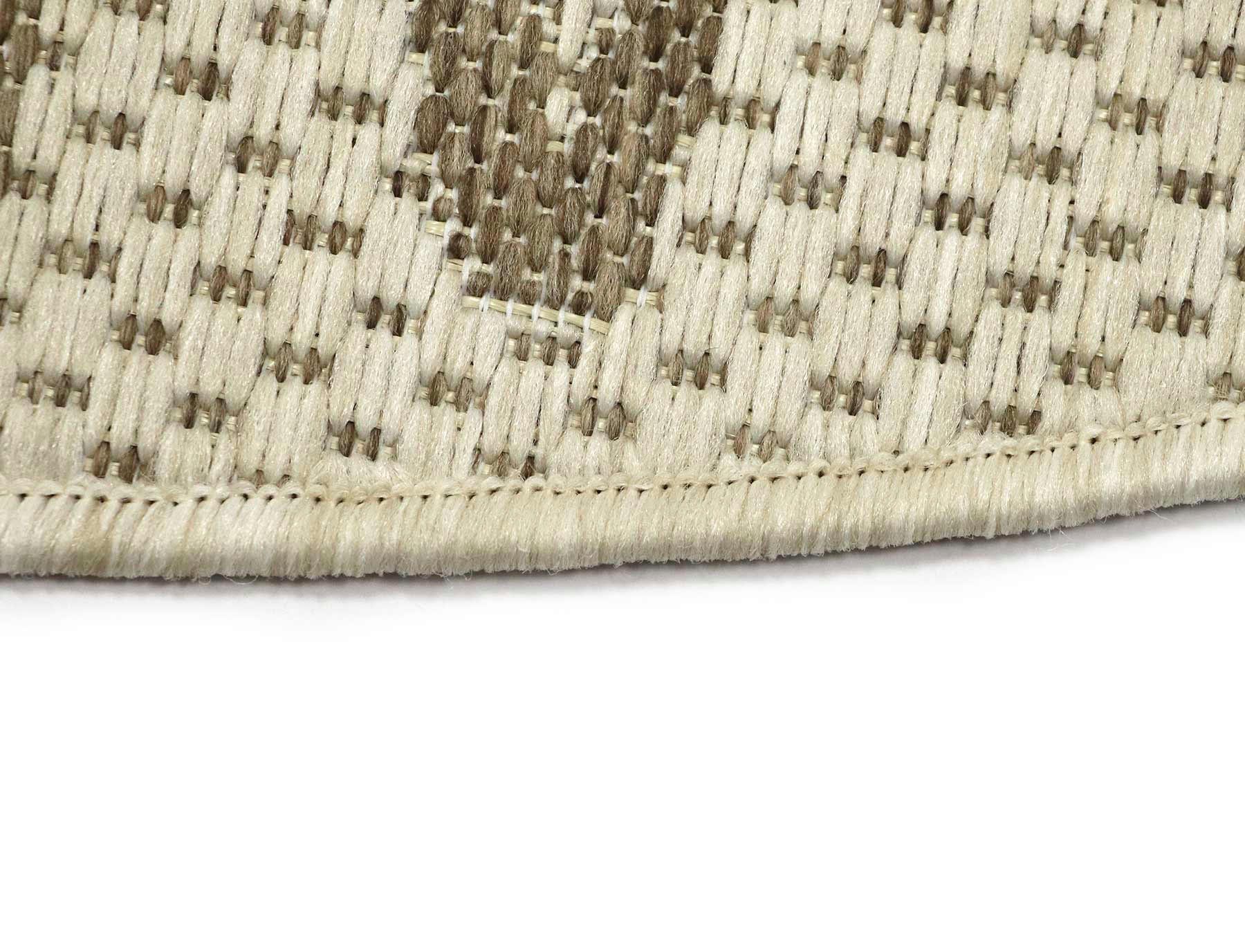 Primaflor-Ideen in Textil Kindervloerkleed CABANE - ABC Platweefsel, ABC letters randdessin, geschikt voor binnen en buiten
