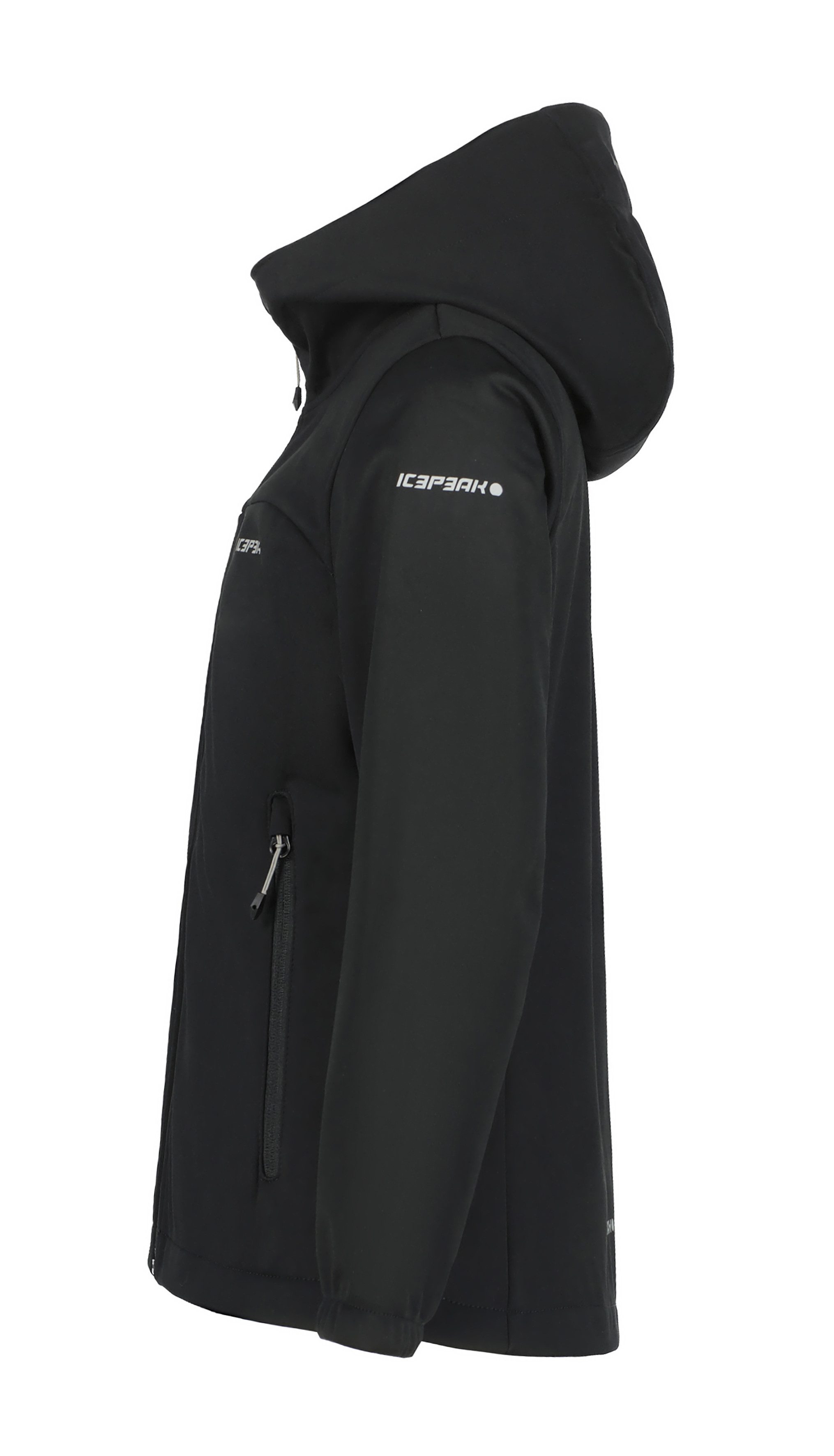 Icepeak Softshell-jack KULM JR met modieuze logo-opschriften (1 stuk)
