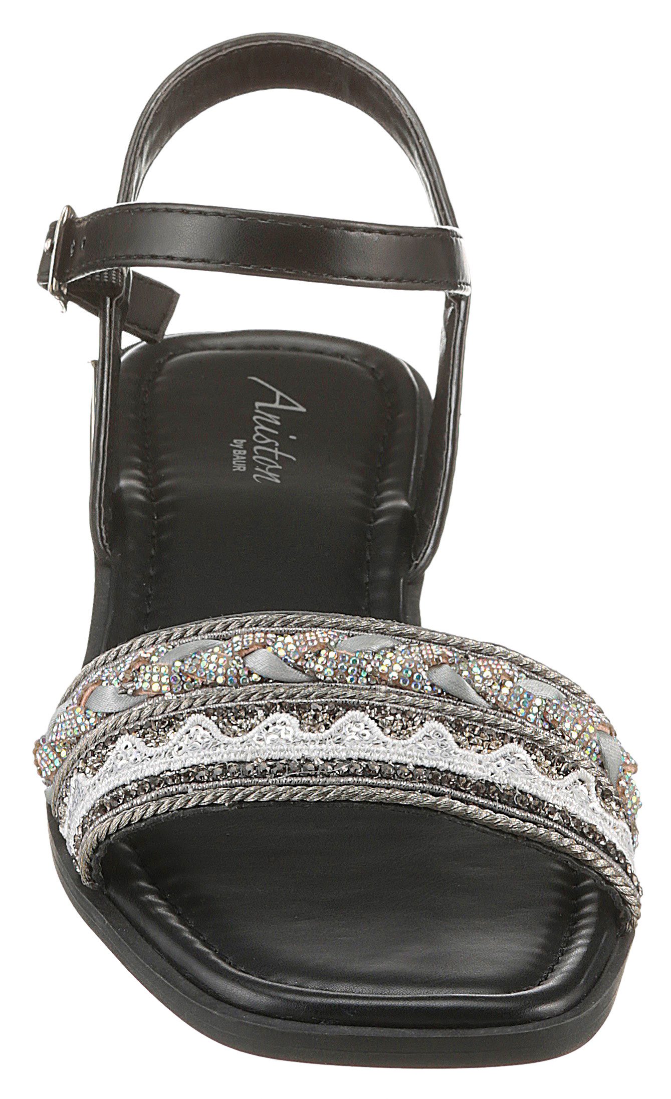 Aniston SHOES Sandalen , zomer schoen, sandalette, glitterstenen - nieuwe collectie
