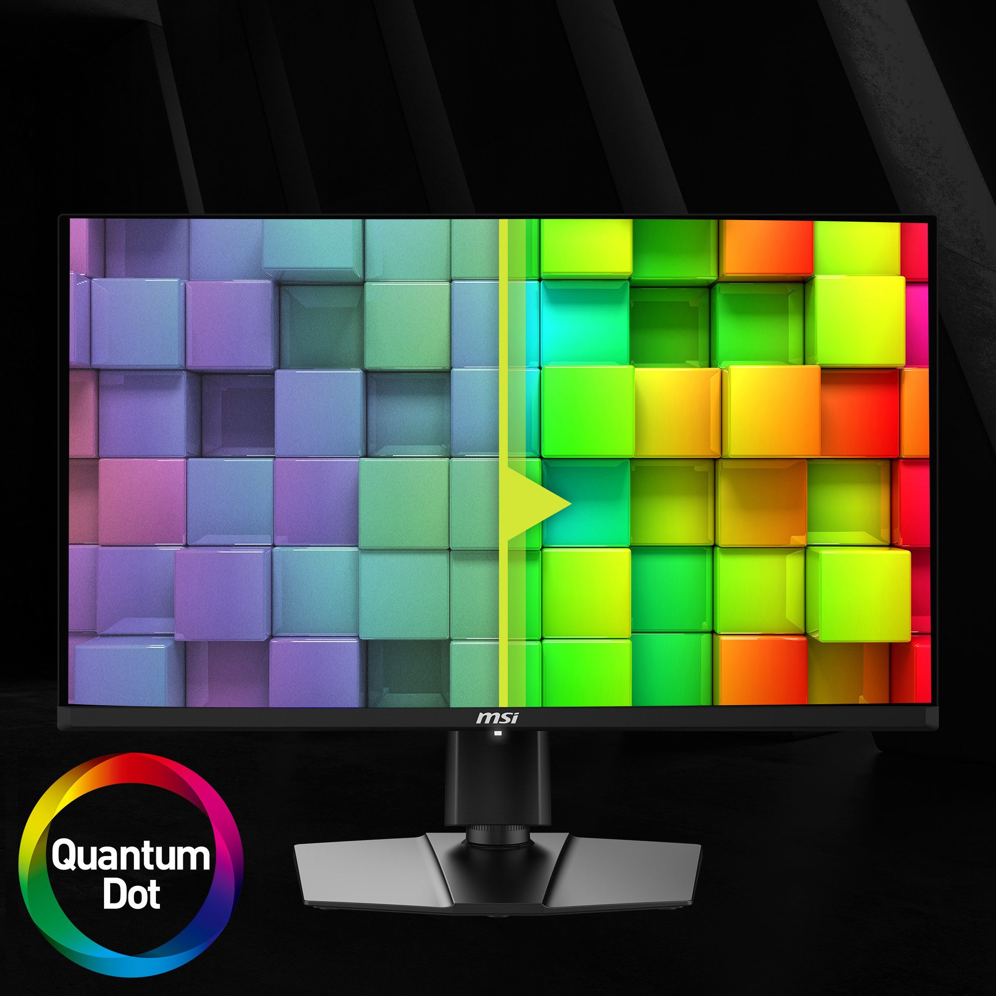MSI Gaming-monitor MAG 274QRF QD E2, 69 cm / 27", WQHD