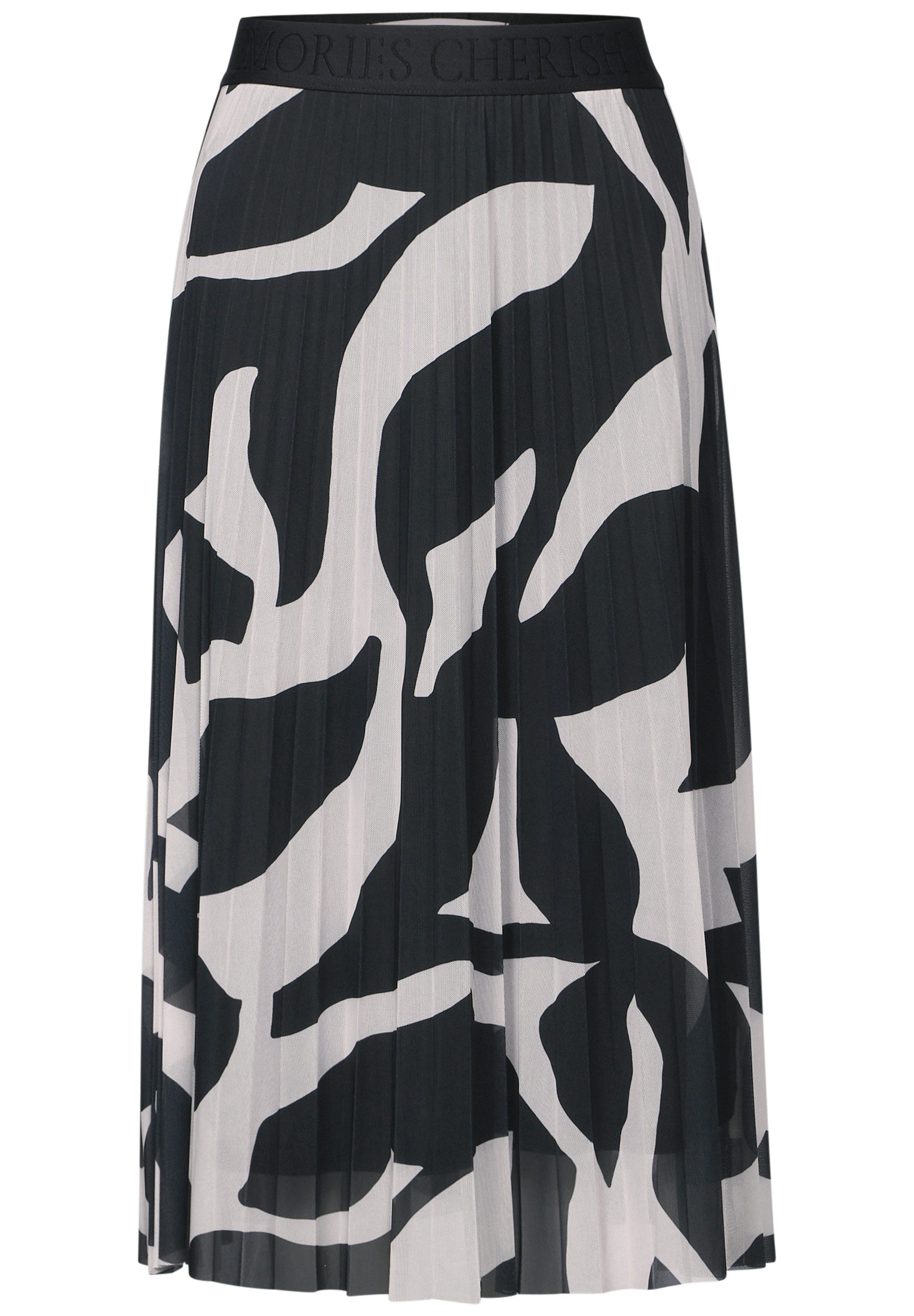 STREET ONE Plissérok met elastische taille