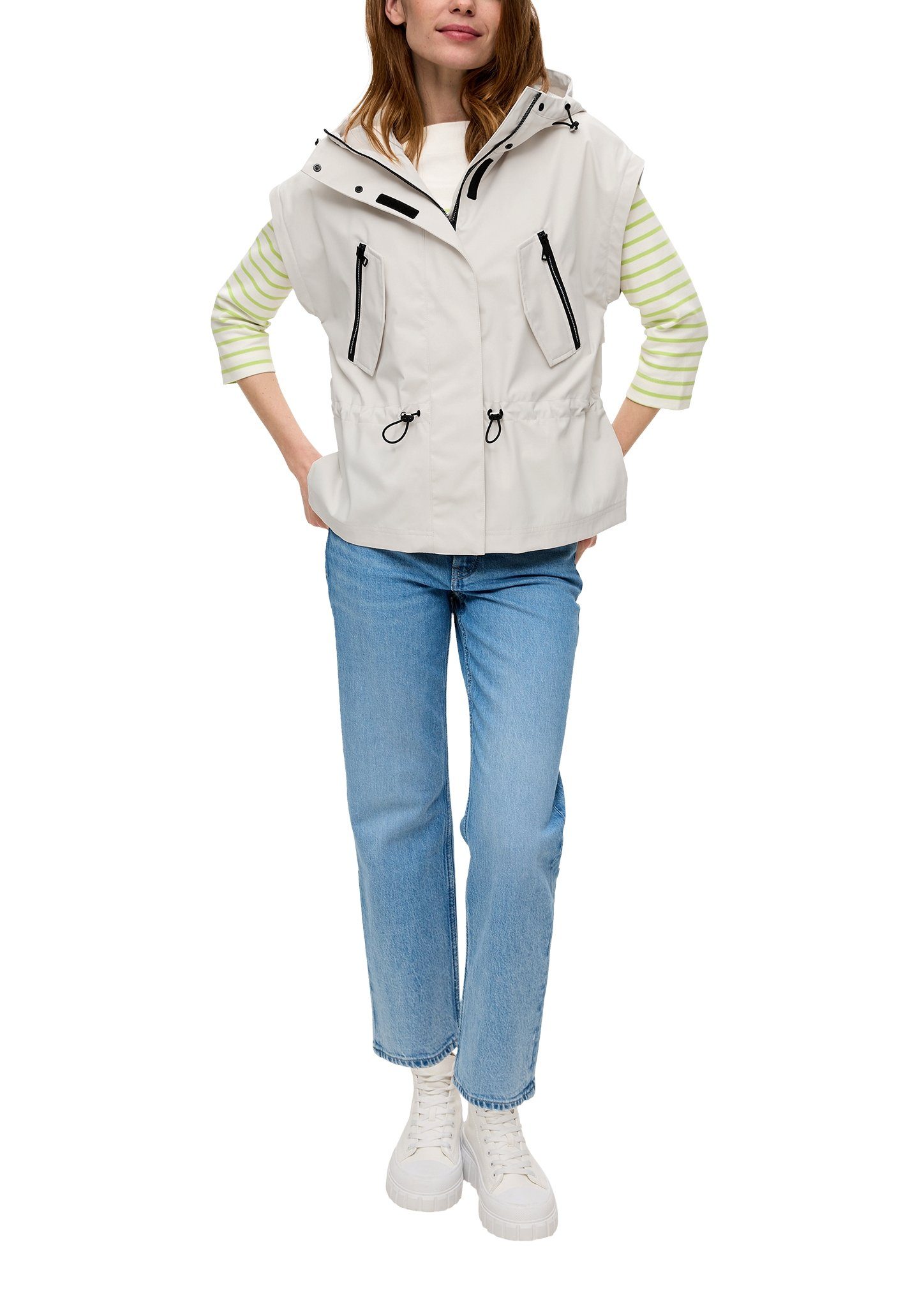 s.Oliver Outdoorjack met afneembare mouwen