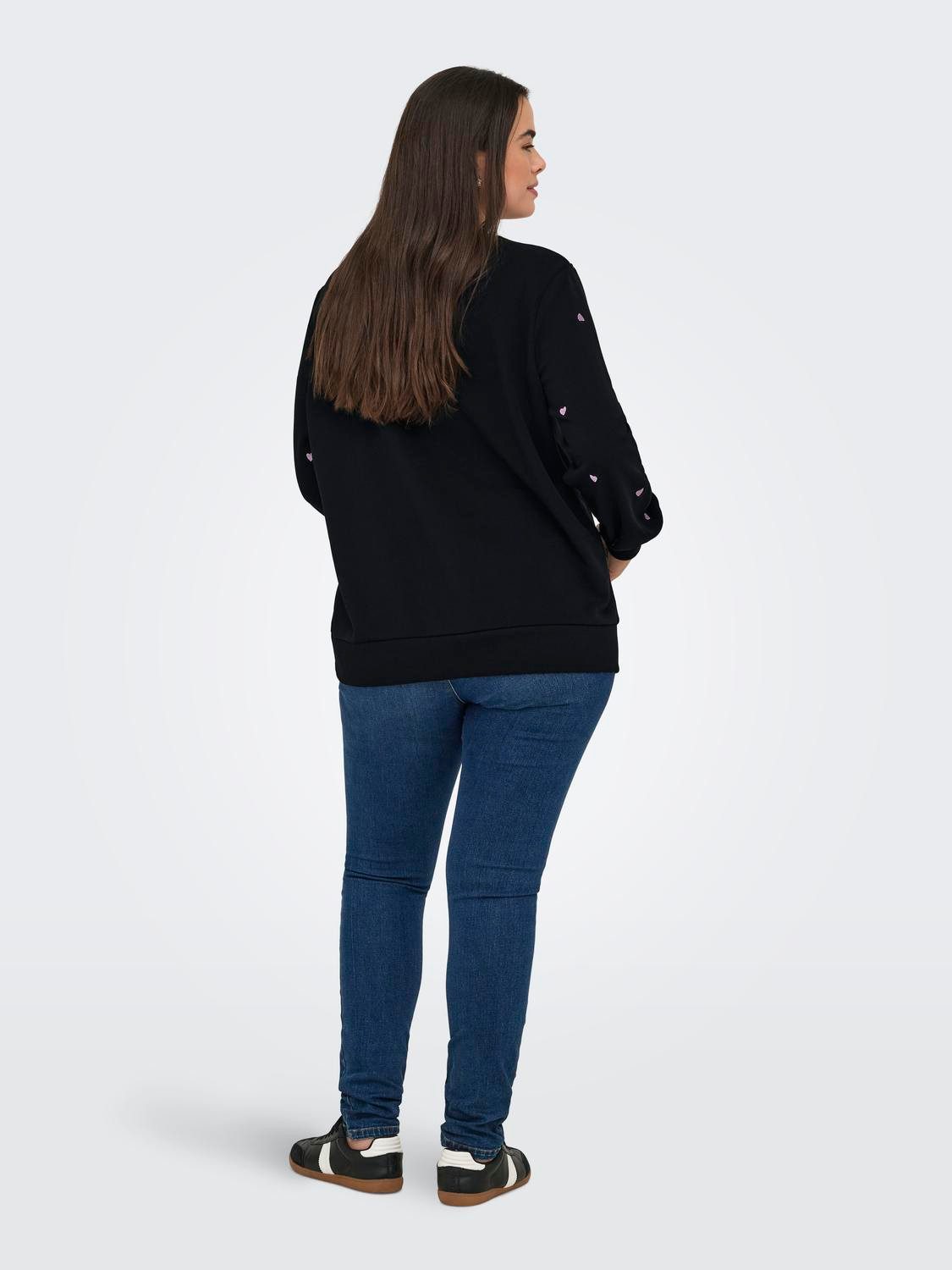 ONLY CARMAKOMA Sweatshirt CARMIA LS O-NECK SWEAT JRS