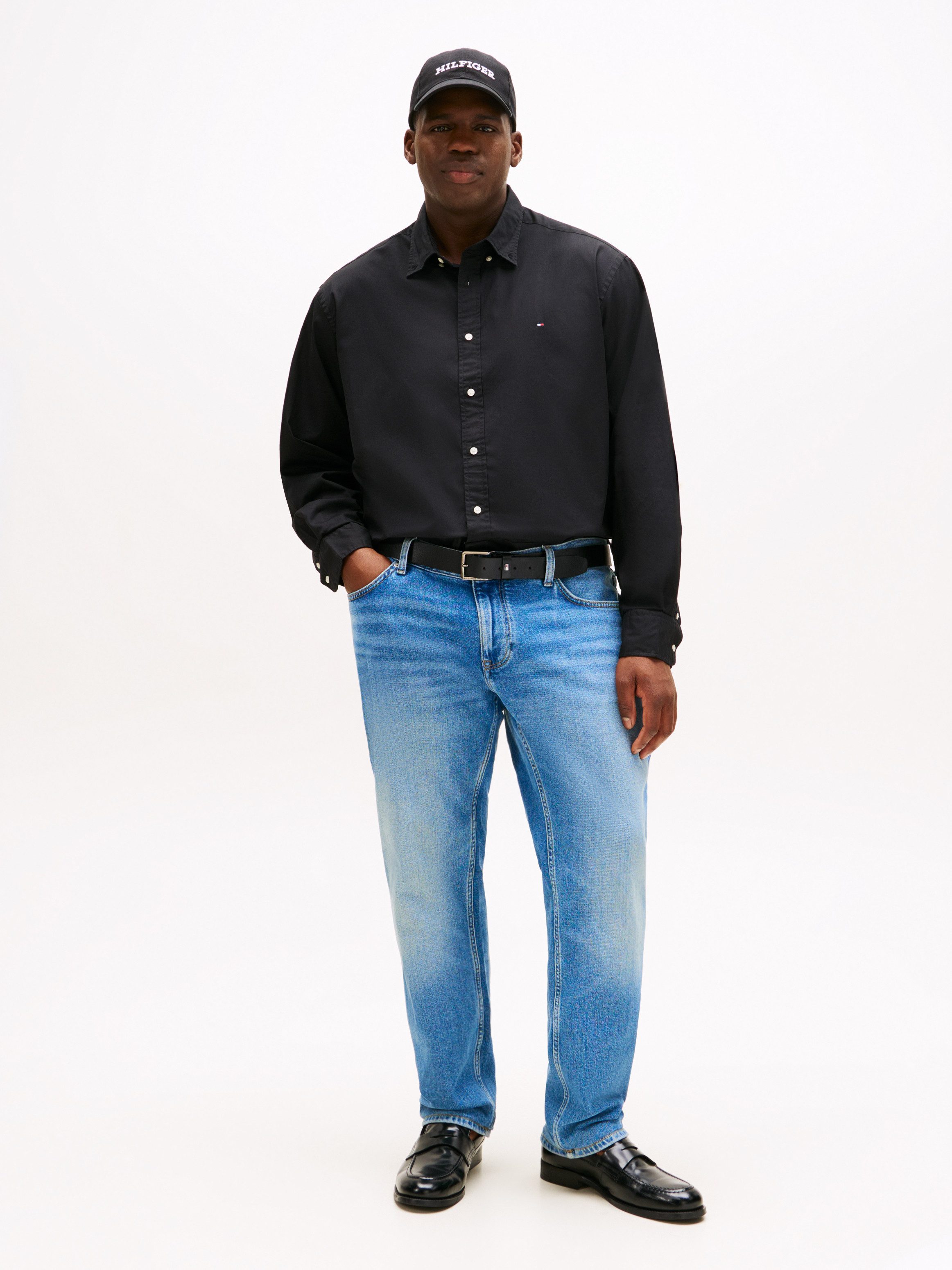 Tommy Hilfiger Overhemd met lange mouwen BT-FLEX POPLIN SOLID RF SHIRT-B