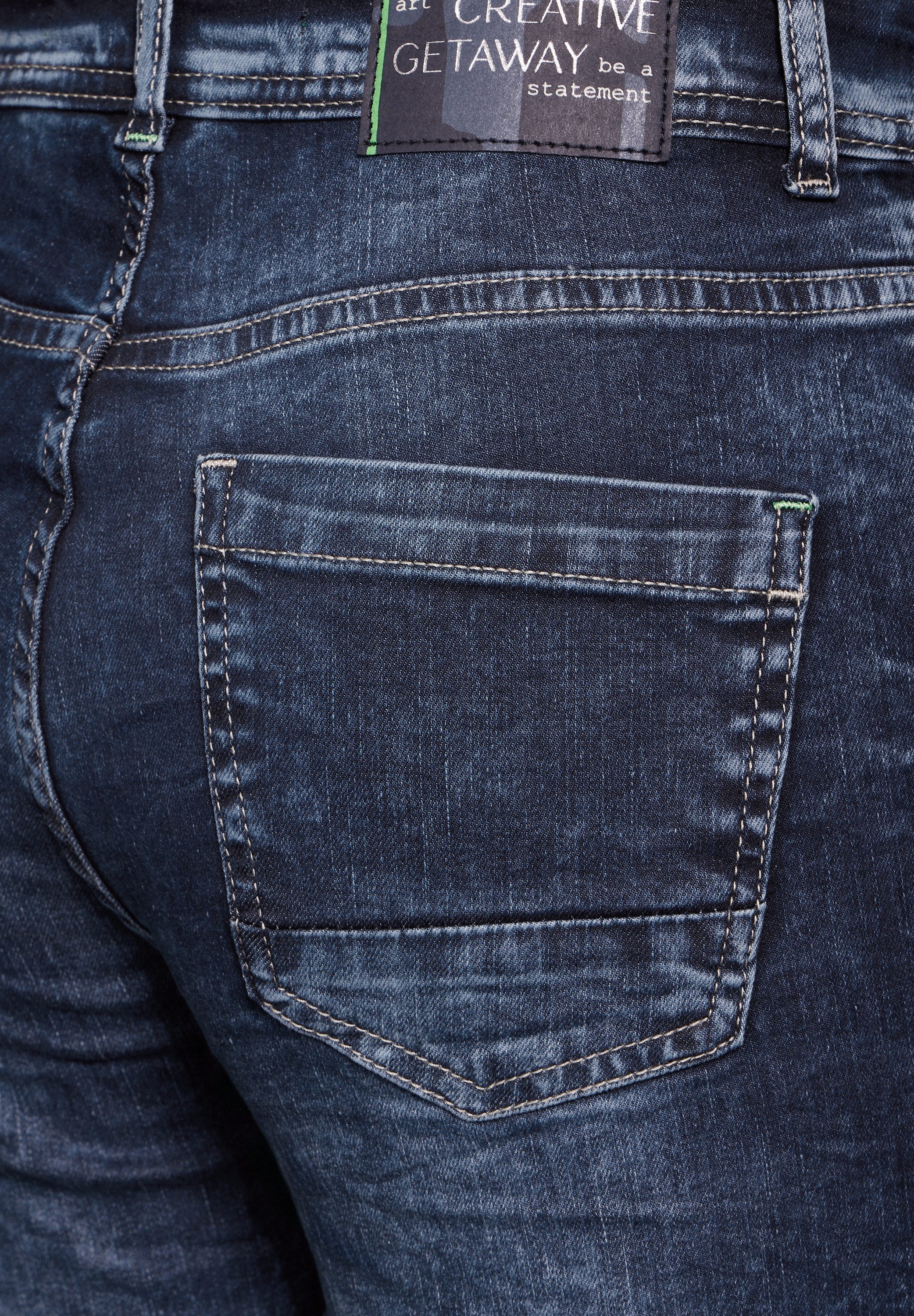 Cecil Slim fit jeans Stijl Toronto in de four-pocket stijl
