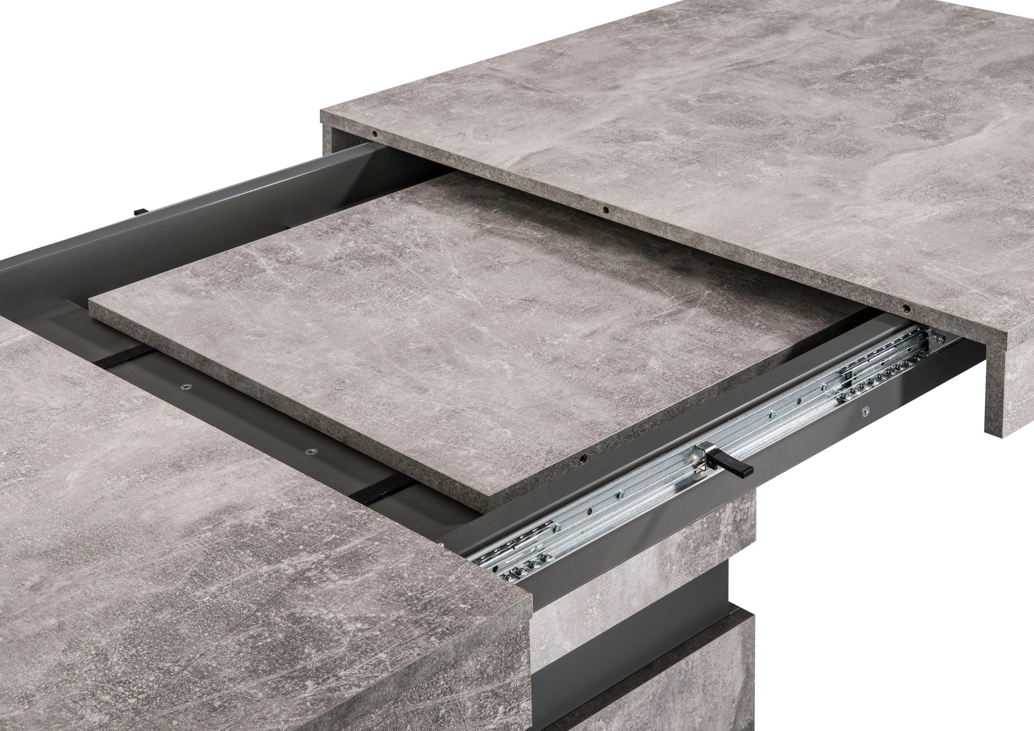 byLIVING Eettafel Matthew met uittrekfunctie, breedte 140-195 cm of 160-215 cm