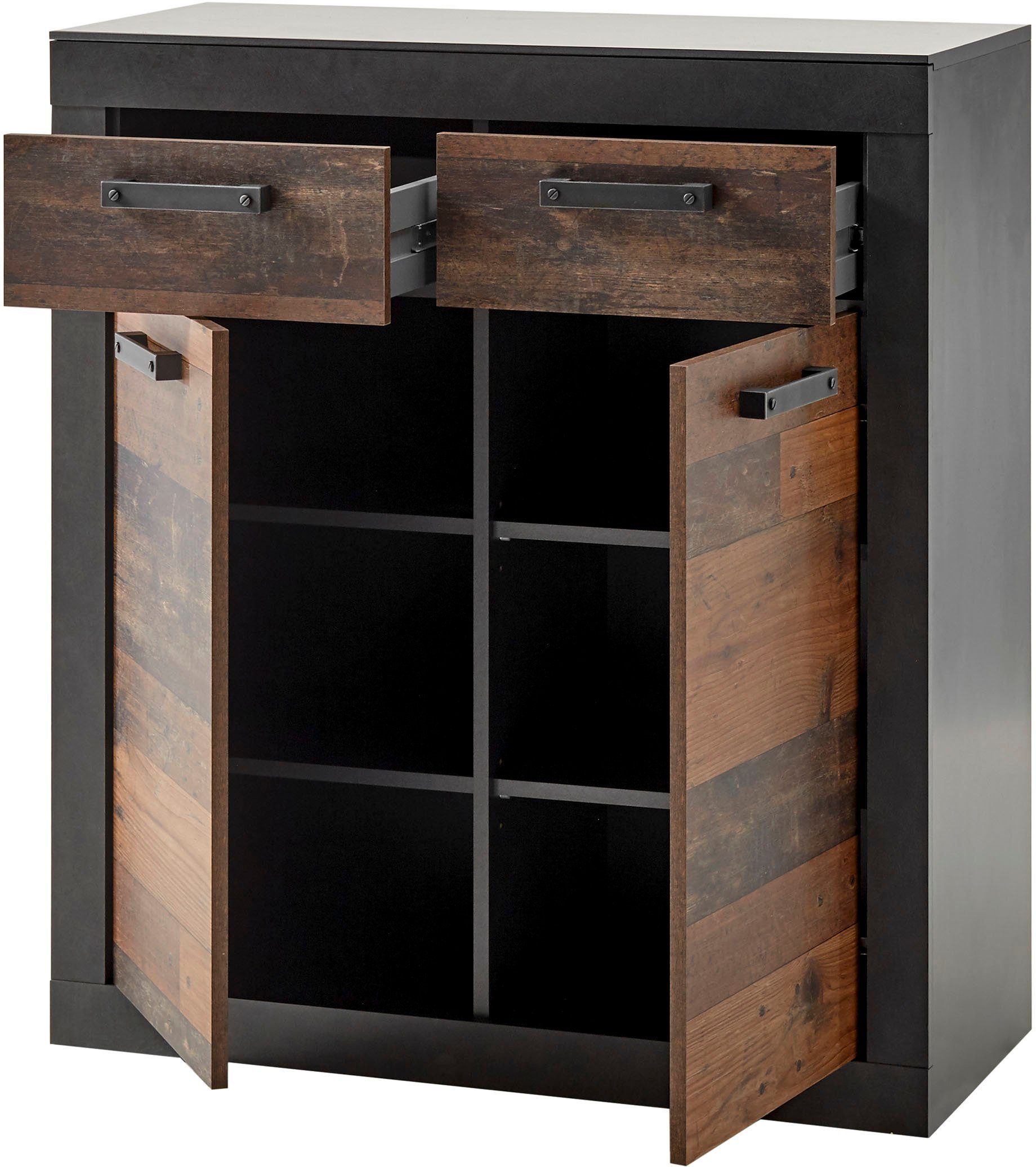 Home affaire Slaapkamerserie Brooklyn in een decoratieve frame-look (set, 4-delig)