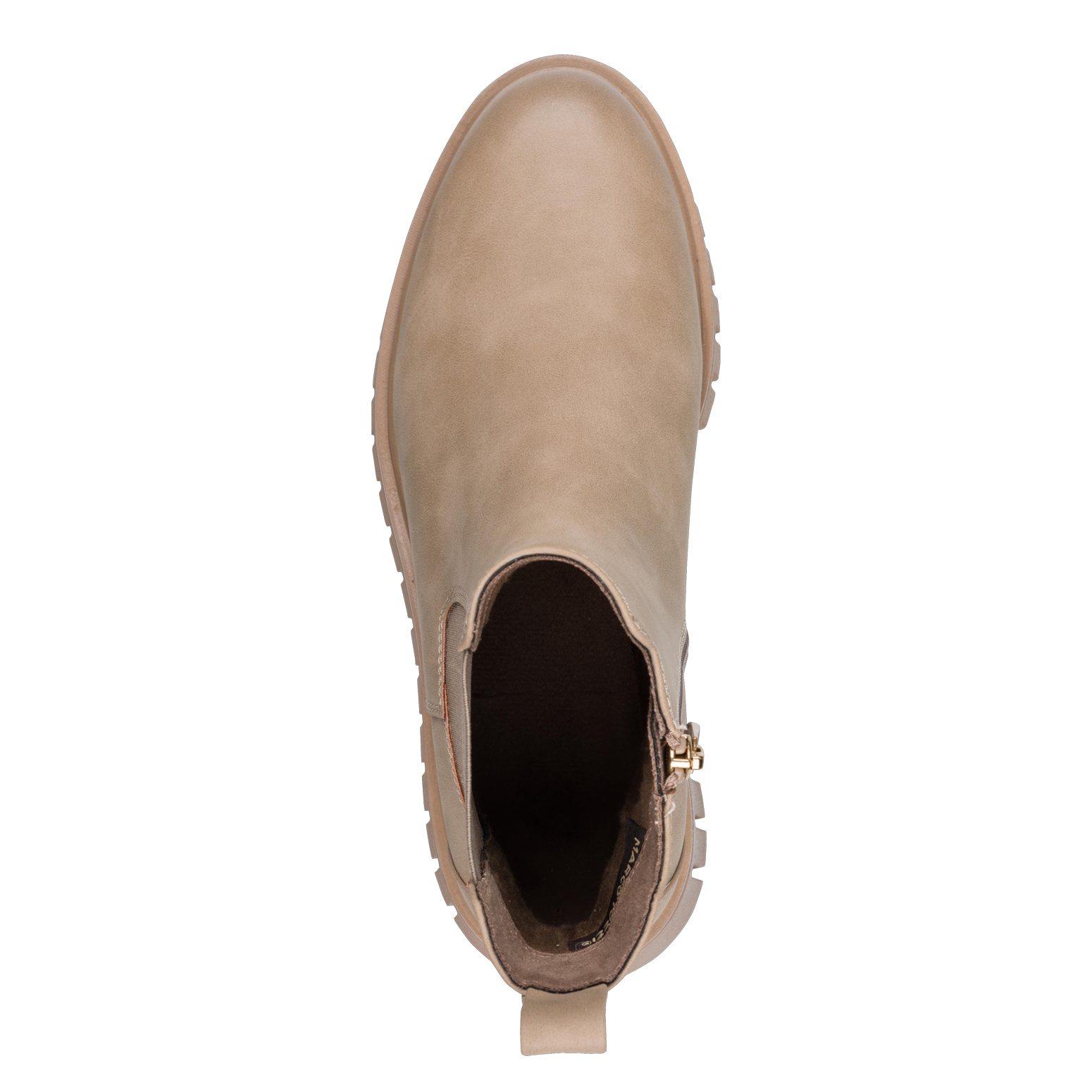 Marco Tozzi Chelsea-boots , sleehak, plateau, enkellaars met feel me-uitrusting, g-wijdte