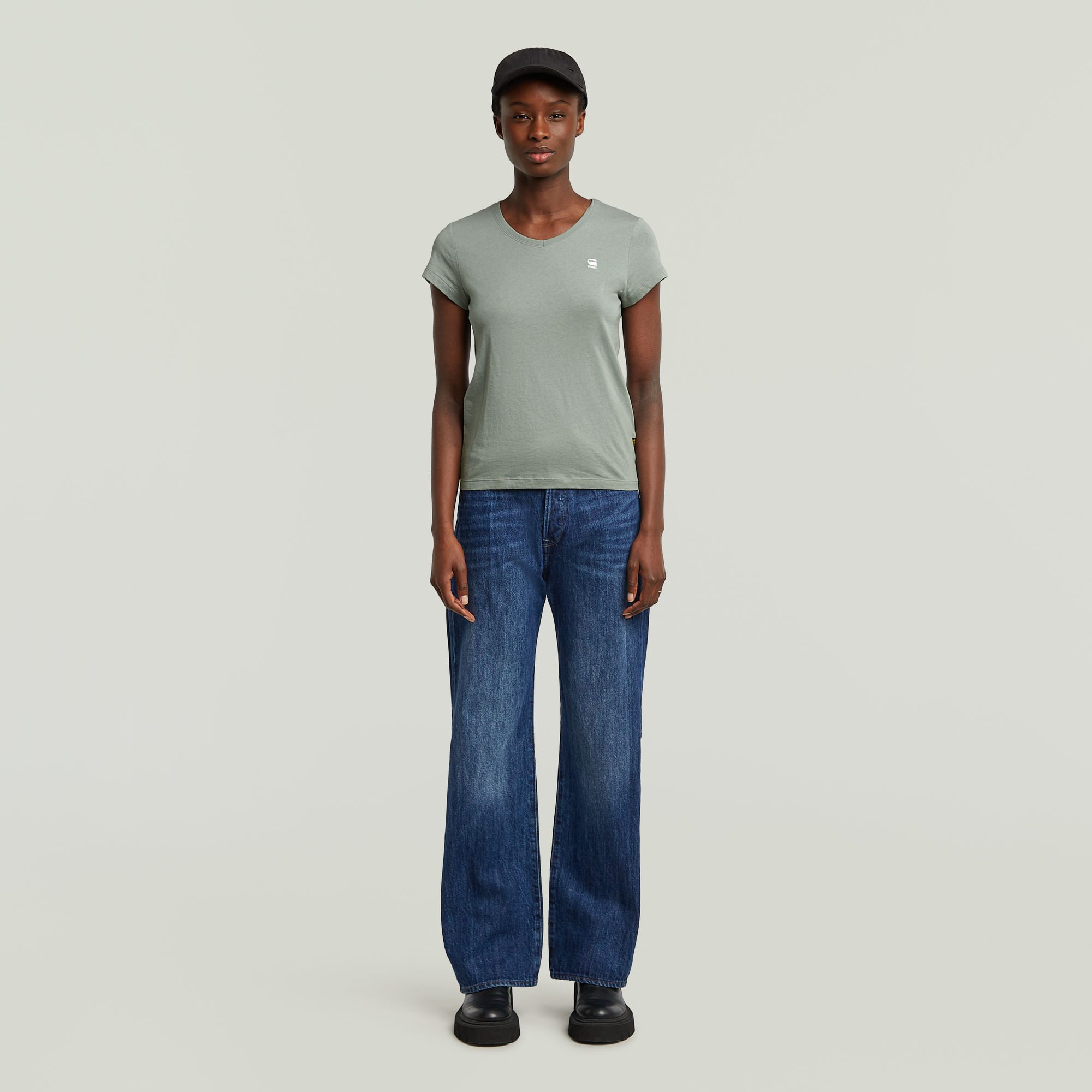 G-Star RAW Shirt met V-hals Eyben