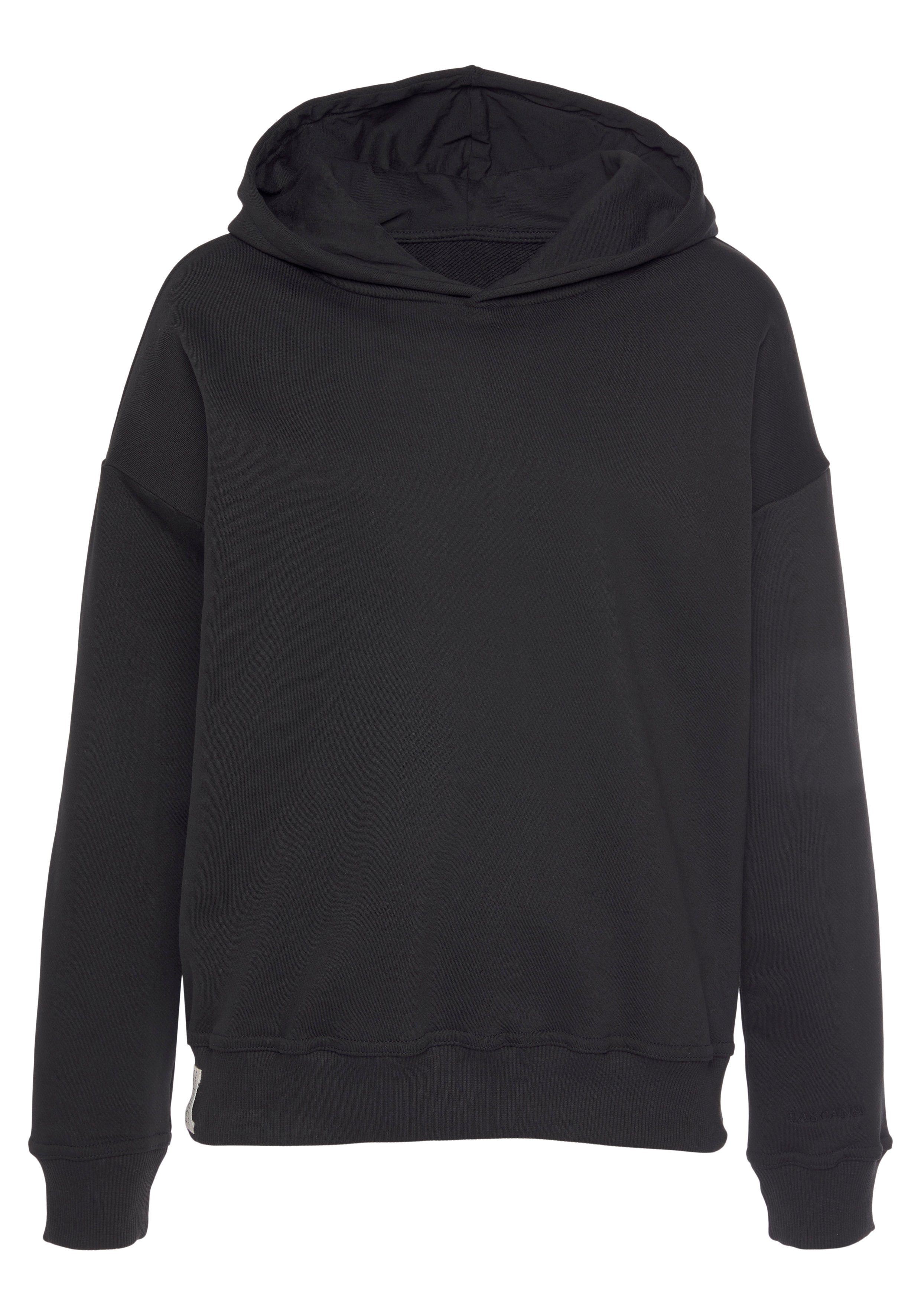 Lascana Hoodie van biologische katoen, loungewear