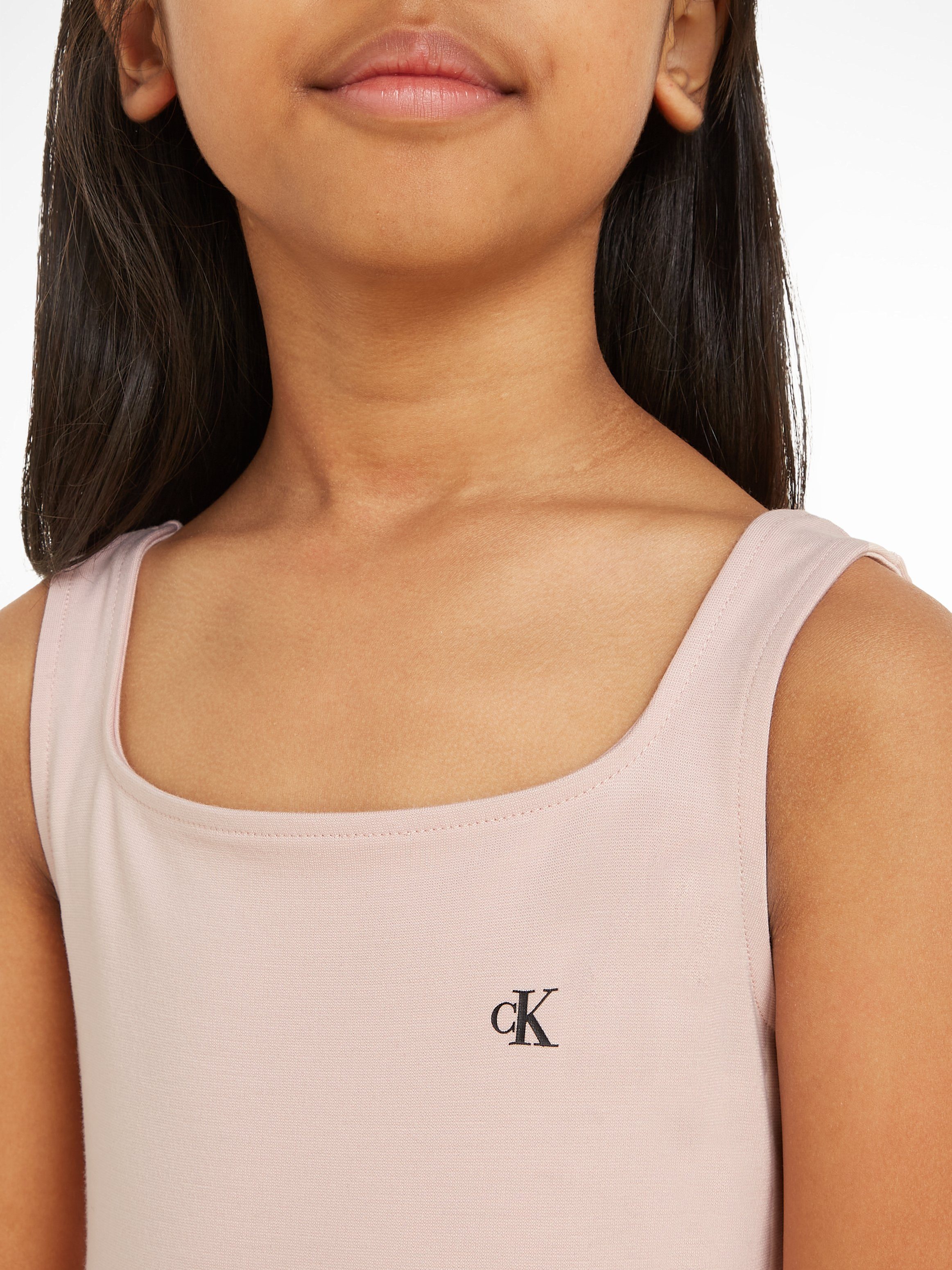 Calvin Klein Skaterjurk BACK LOGO TAPE FIT FLARE DRESS