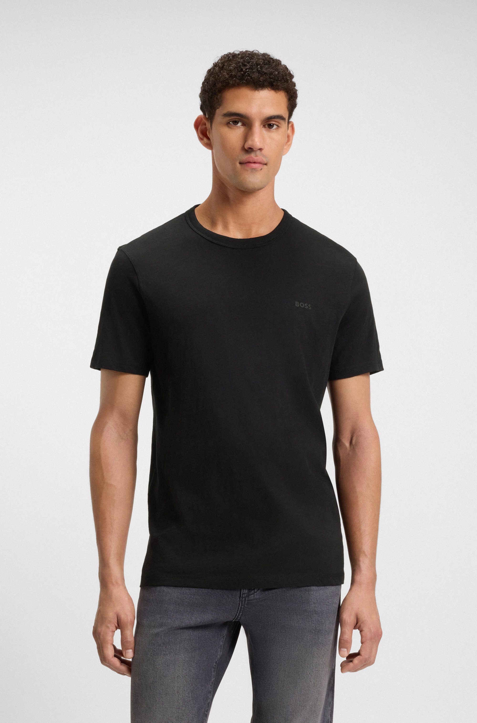 Boss Orange T-shirt Tegood met een ronde hals
