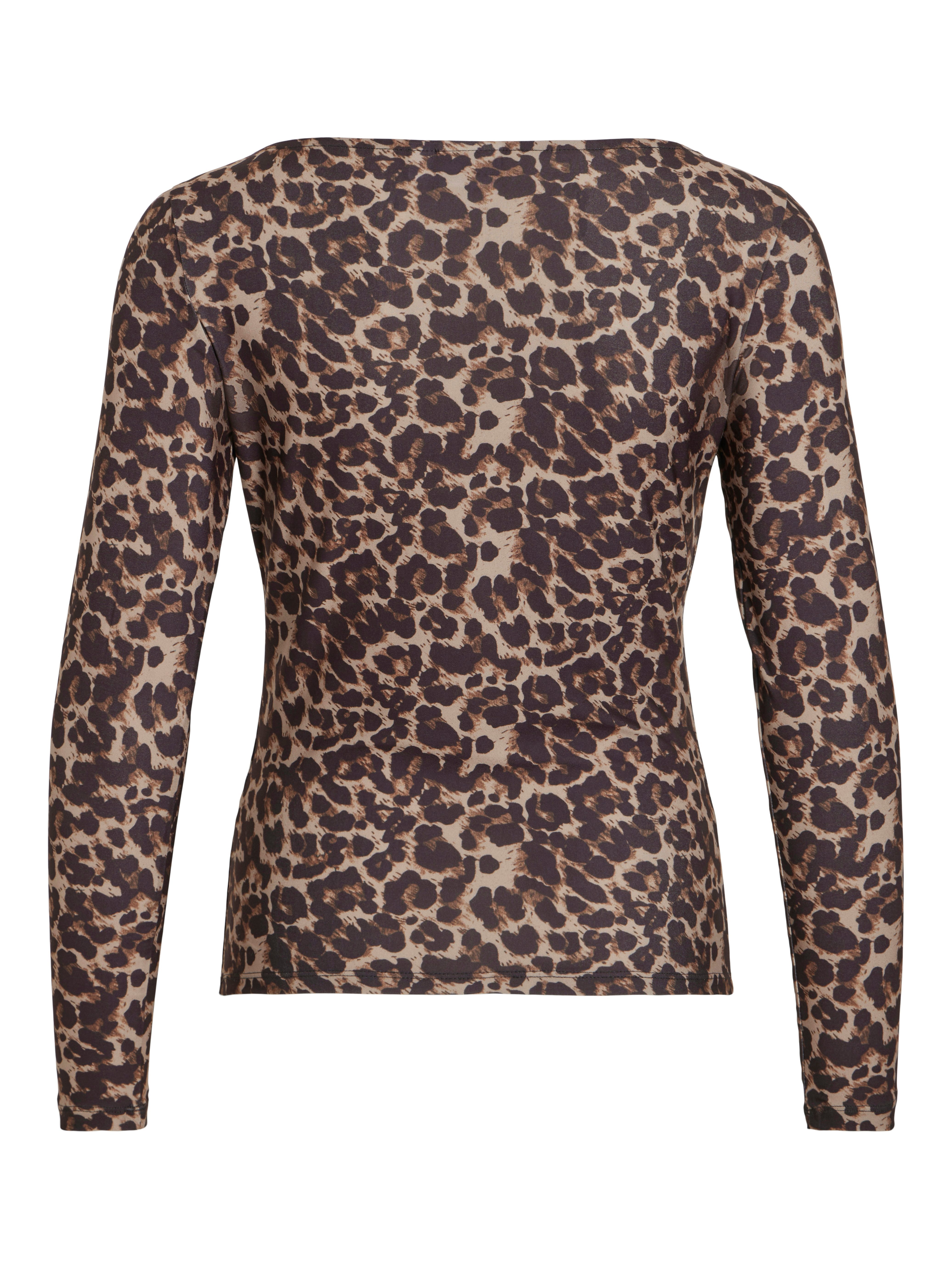 Vila Shirt met lange mouwen VILEOA BOATNECK L/S TOP - NOOS